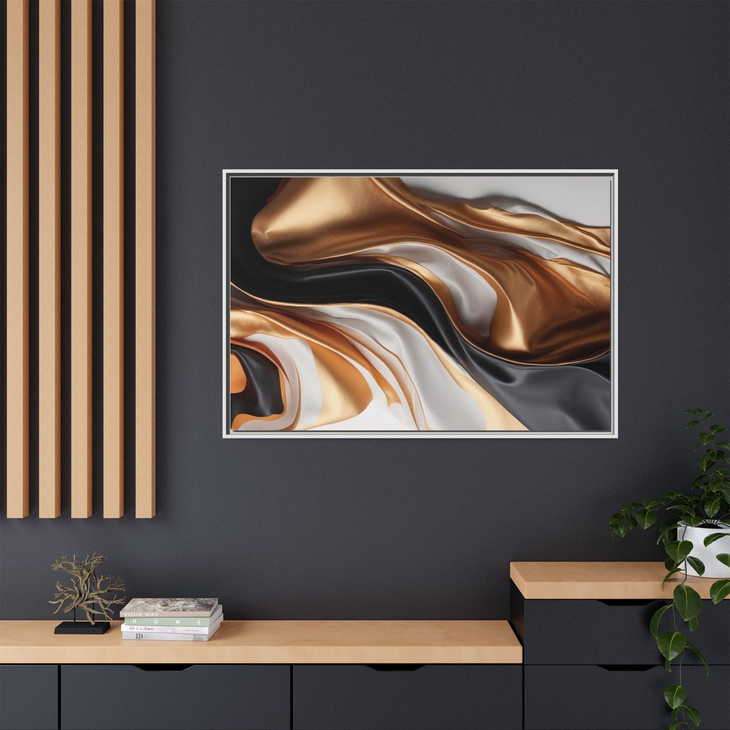 Matte Canvas, Framed (Multi-color)