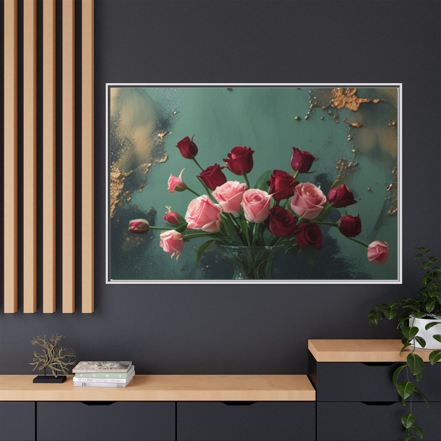 Matte Canvas, Framed (Multi-color)