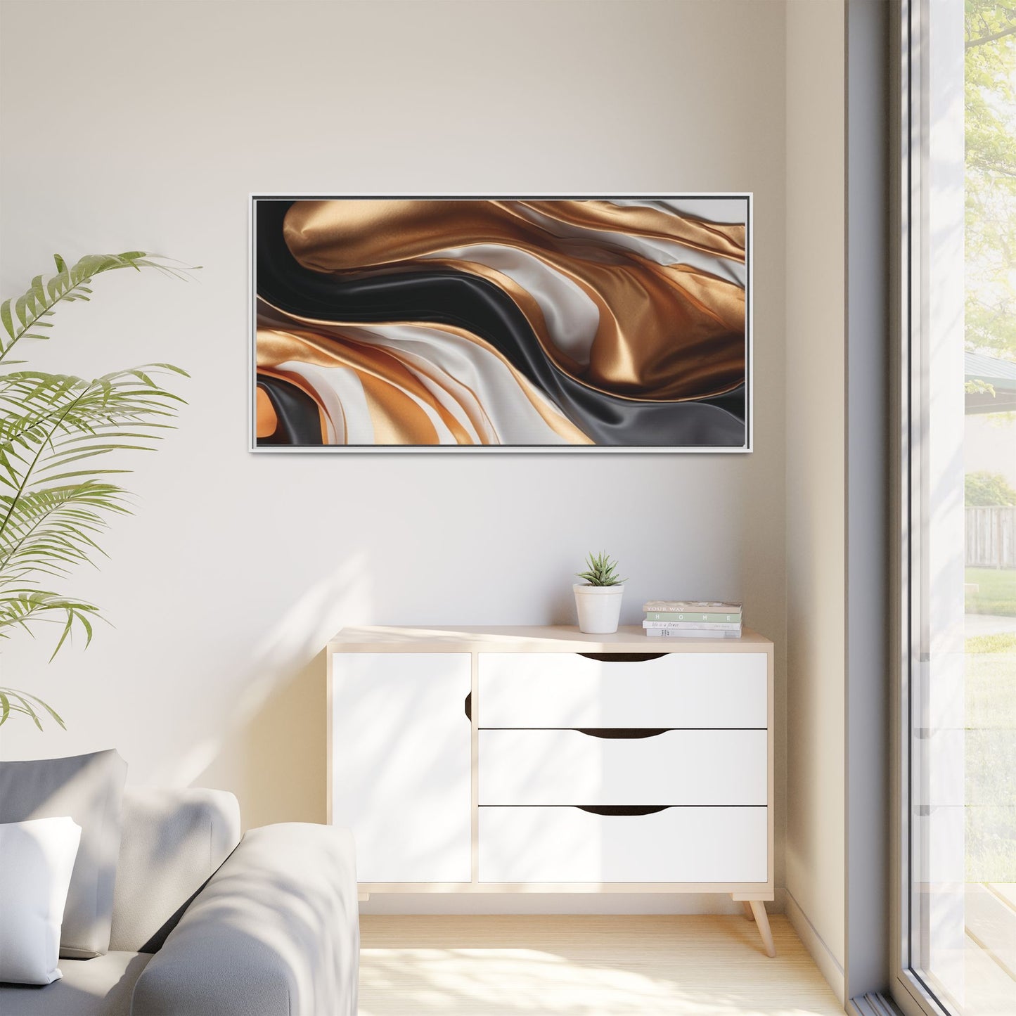 Matte Canvas, Framed (Multi-color)