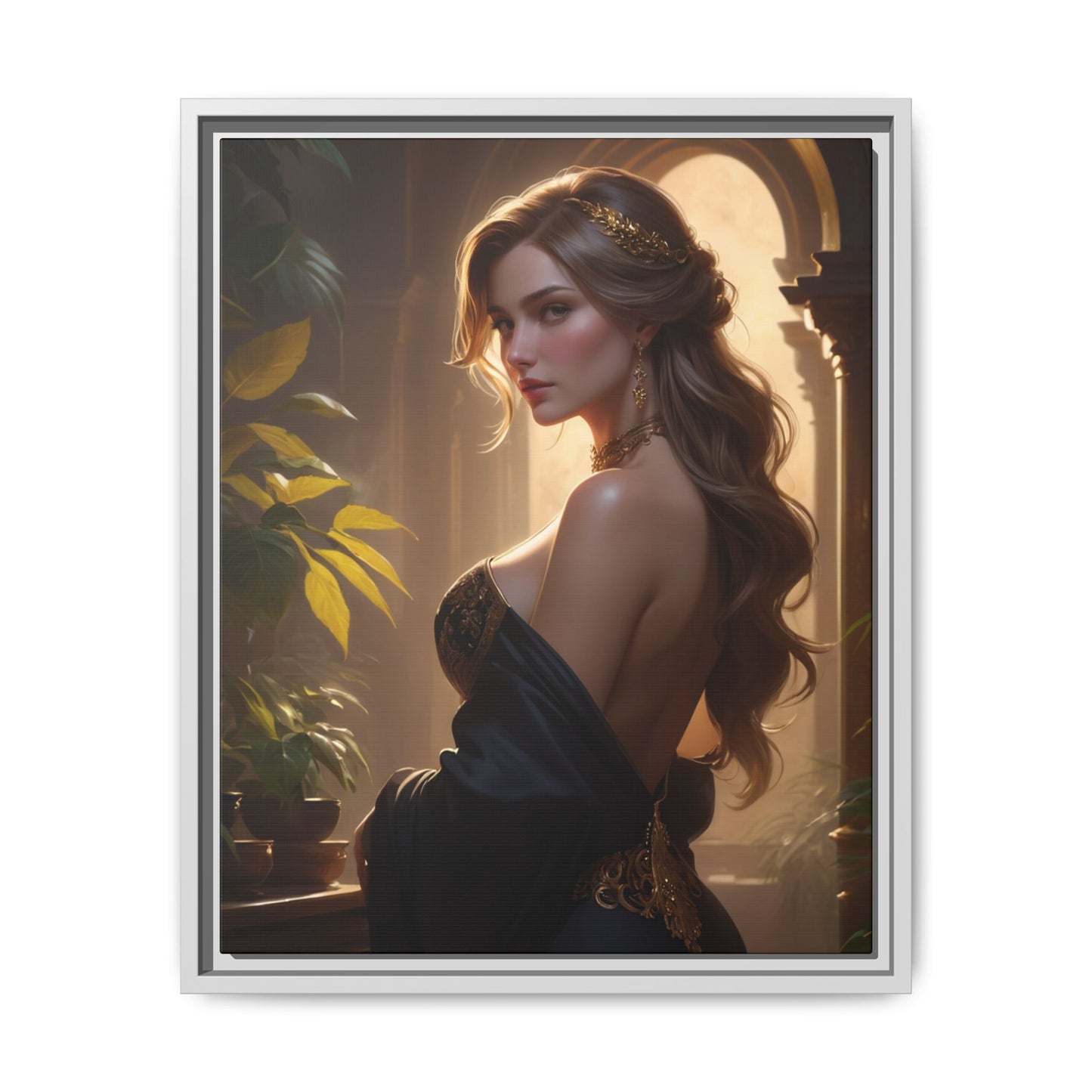 Matte Canvas, Framed (Multi-color)