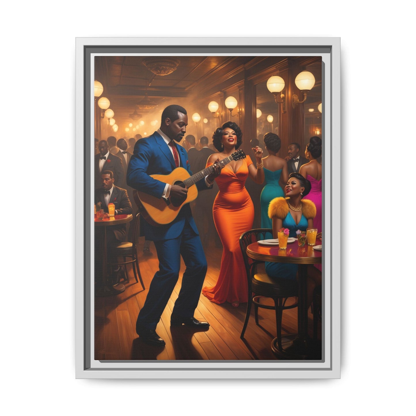 Matte Canvas, Framed (Multi-color)