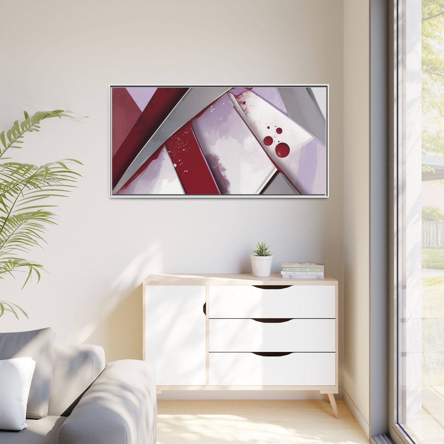 Matte Canvas, Framed (Multi-color)