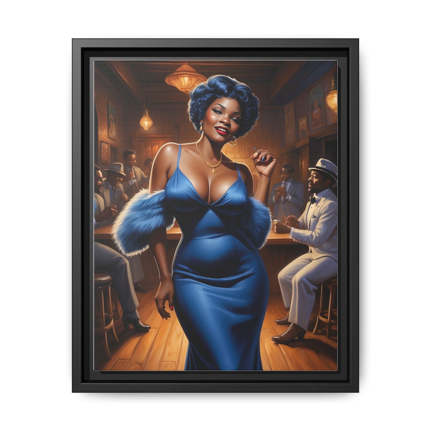 Matte Canvas, Framed (Multi-color)