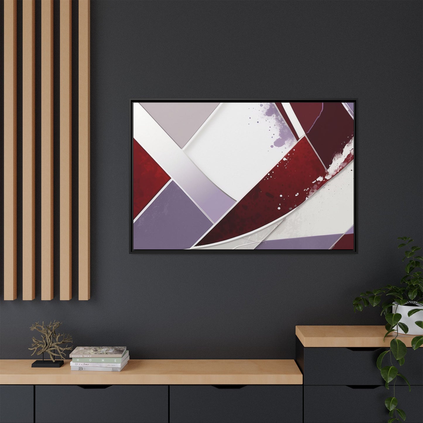Matte Canvas, Framed (Multi-color)