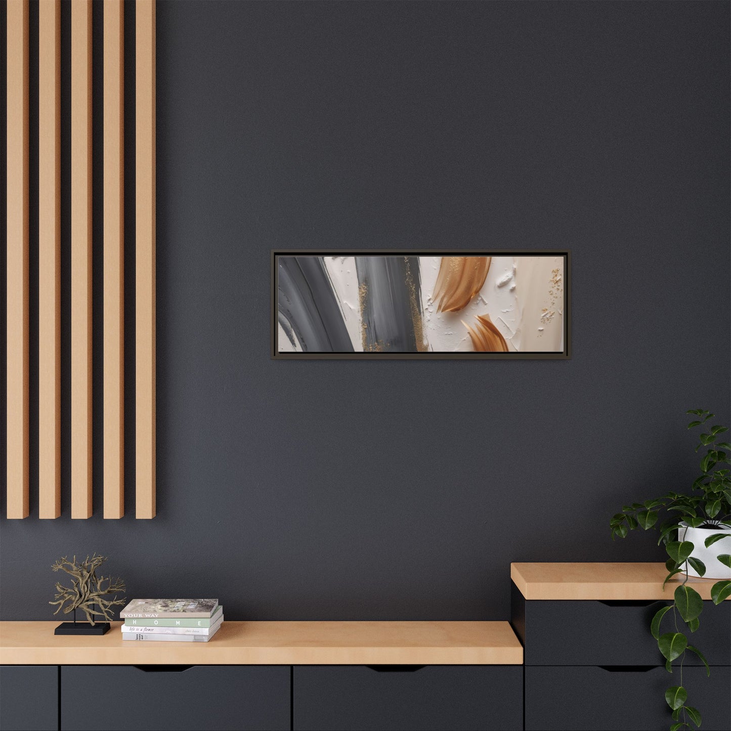 Matte Canvas, Framed (Multi-color)