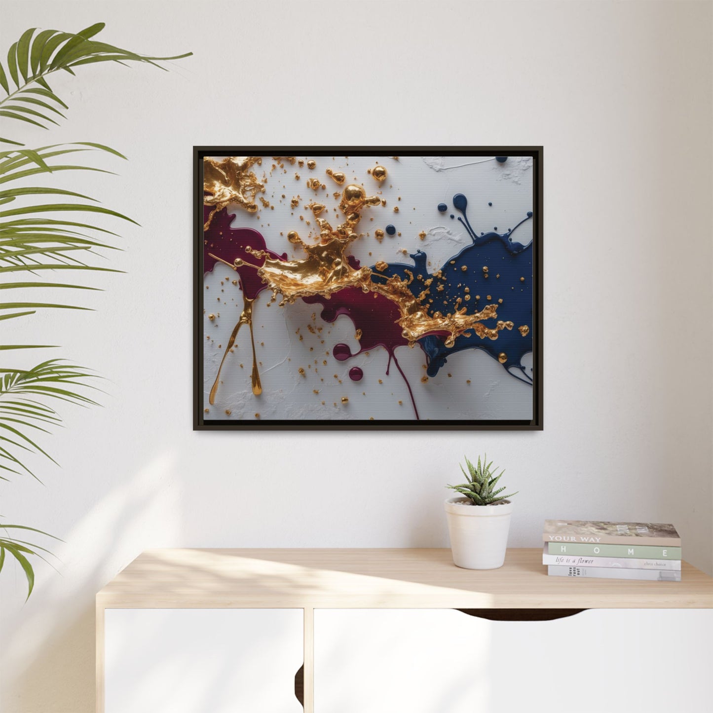 Matte Canvas, Framed (Multi-color)