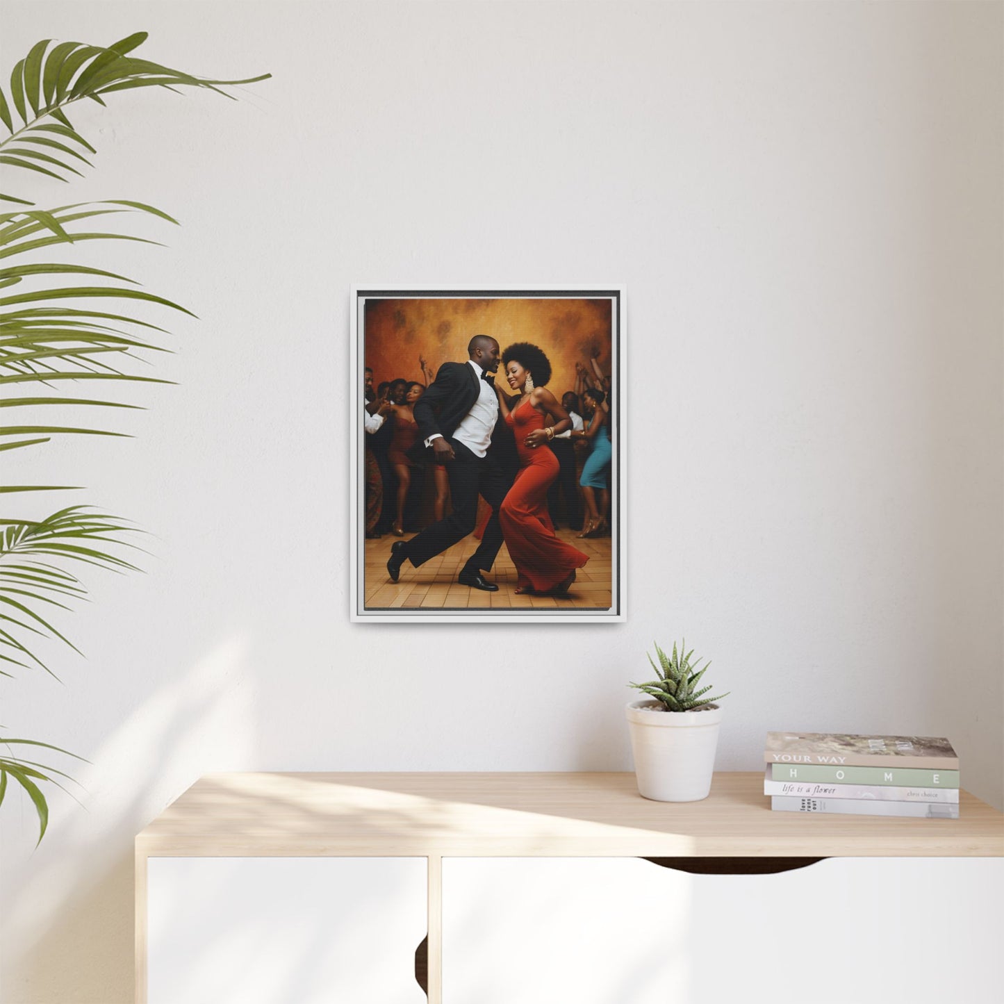 Matte Canvas, Framed (Multi-color)