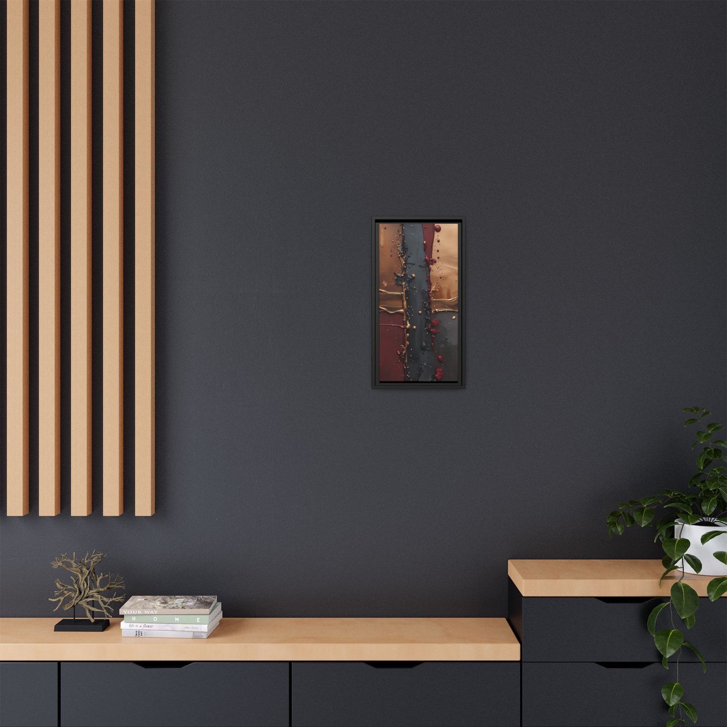 Matte Canvas, Framed (Multi-color)