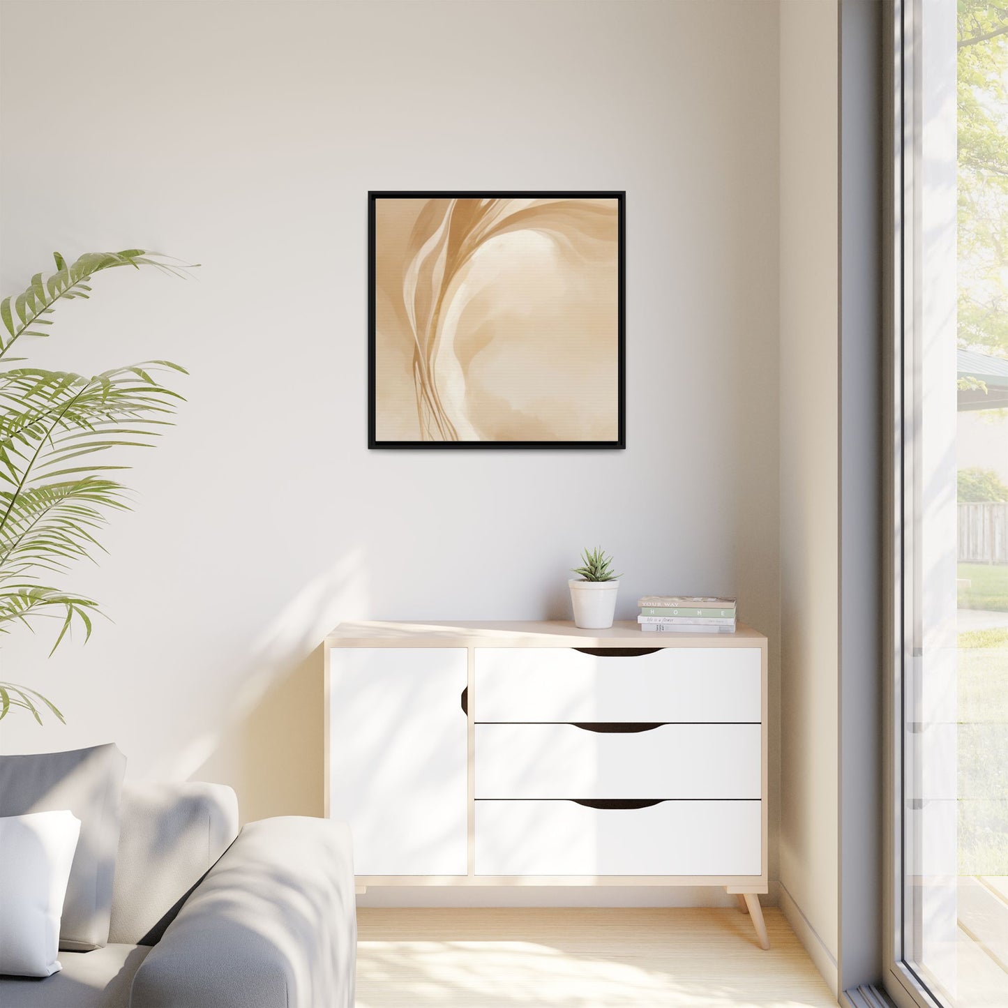 Matte Canvas, Framed (Multi-color)
