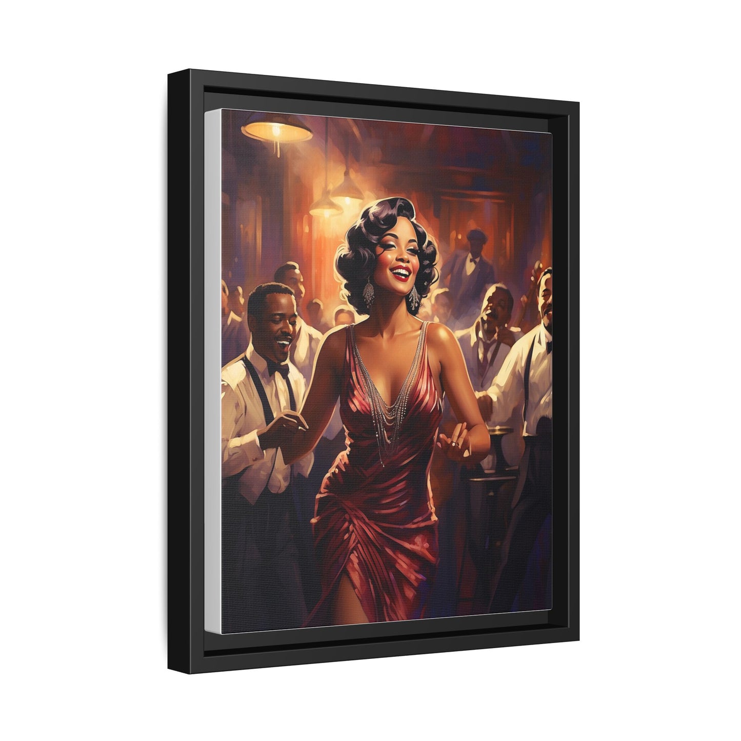 Matte Canvas, Framed (Multi-color)