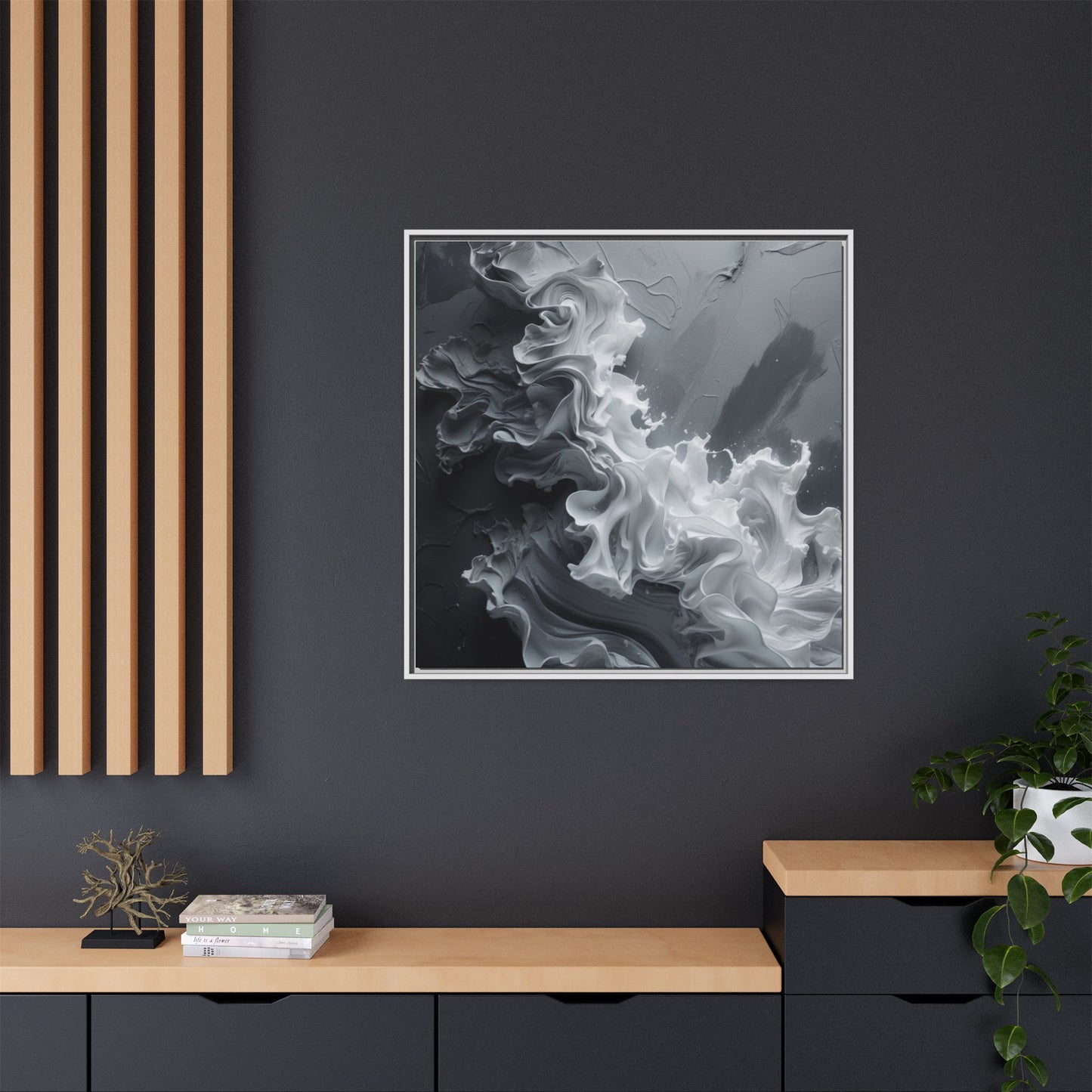 Matte Canvas, Framed (Multi-color)