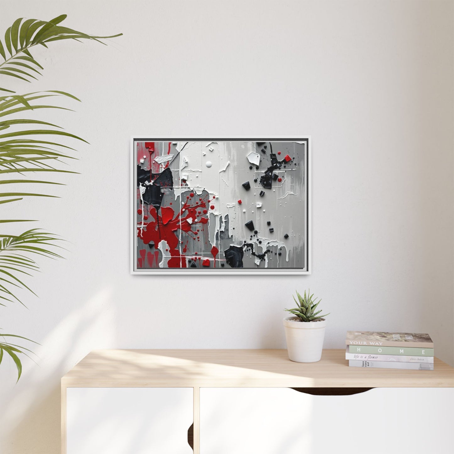 Matte Canvas, Framed (Multi-color)