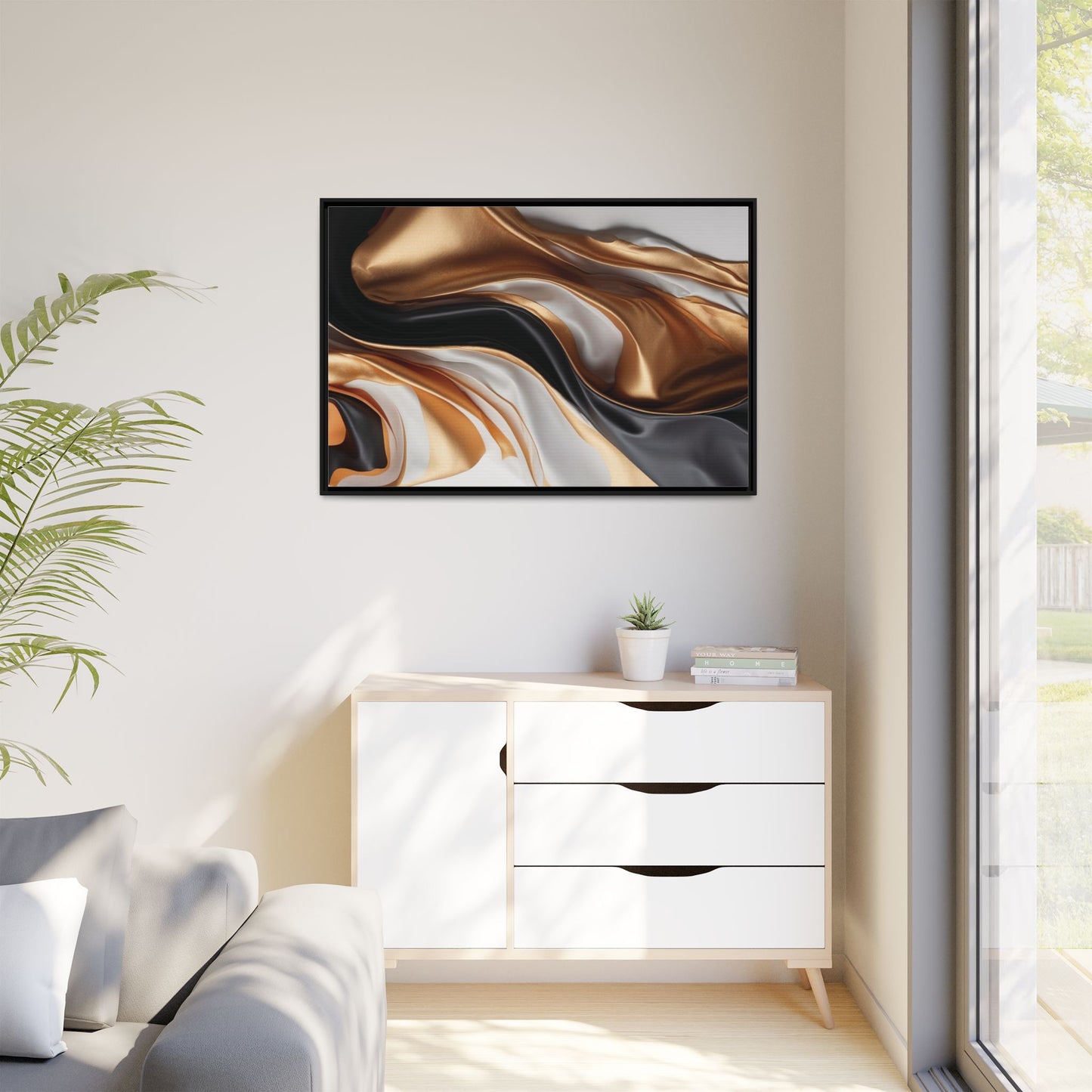Matte Canvas, Framed (Multi-color)