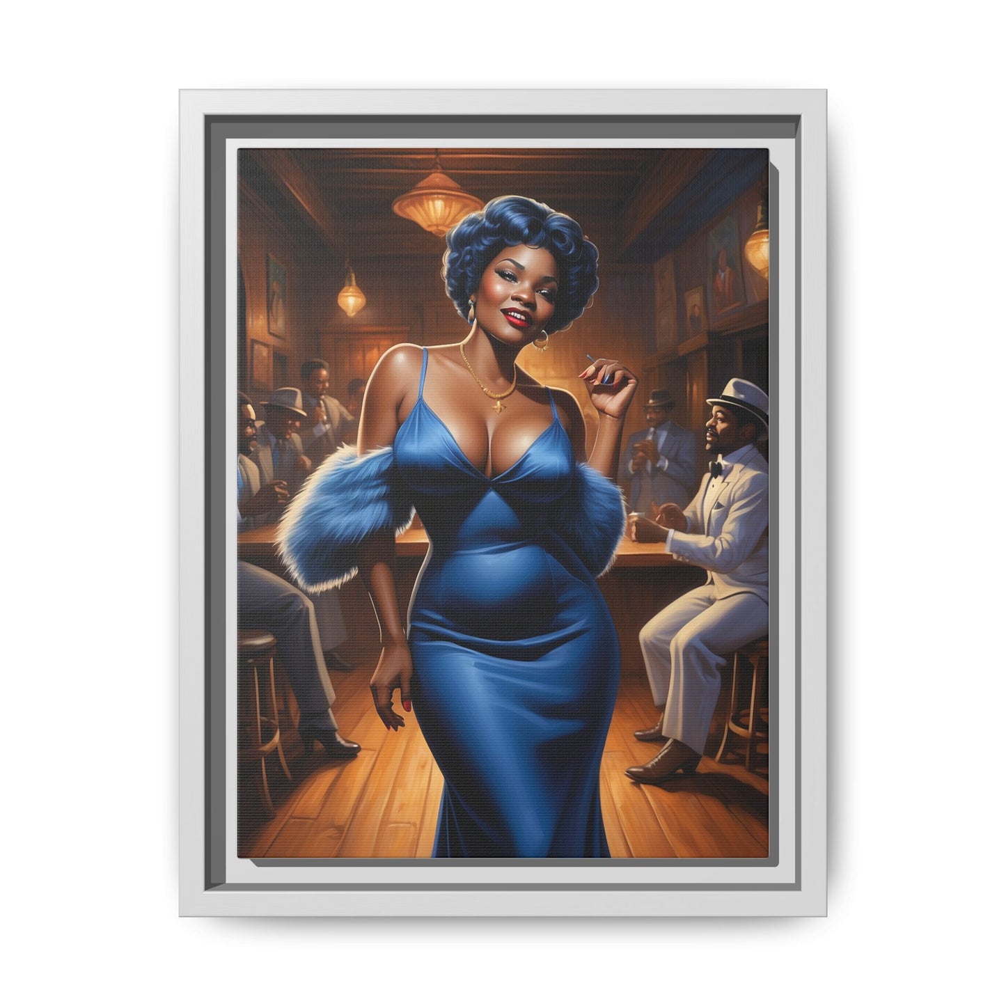 Matte Canvas, Framed (Multi-color)