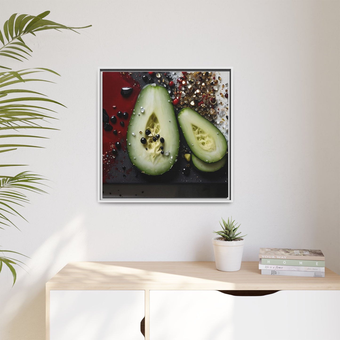 Matte Canvas, Framed (Multi-color)