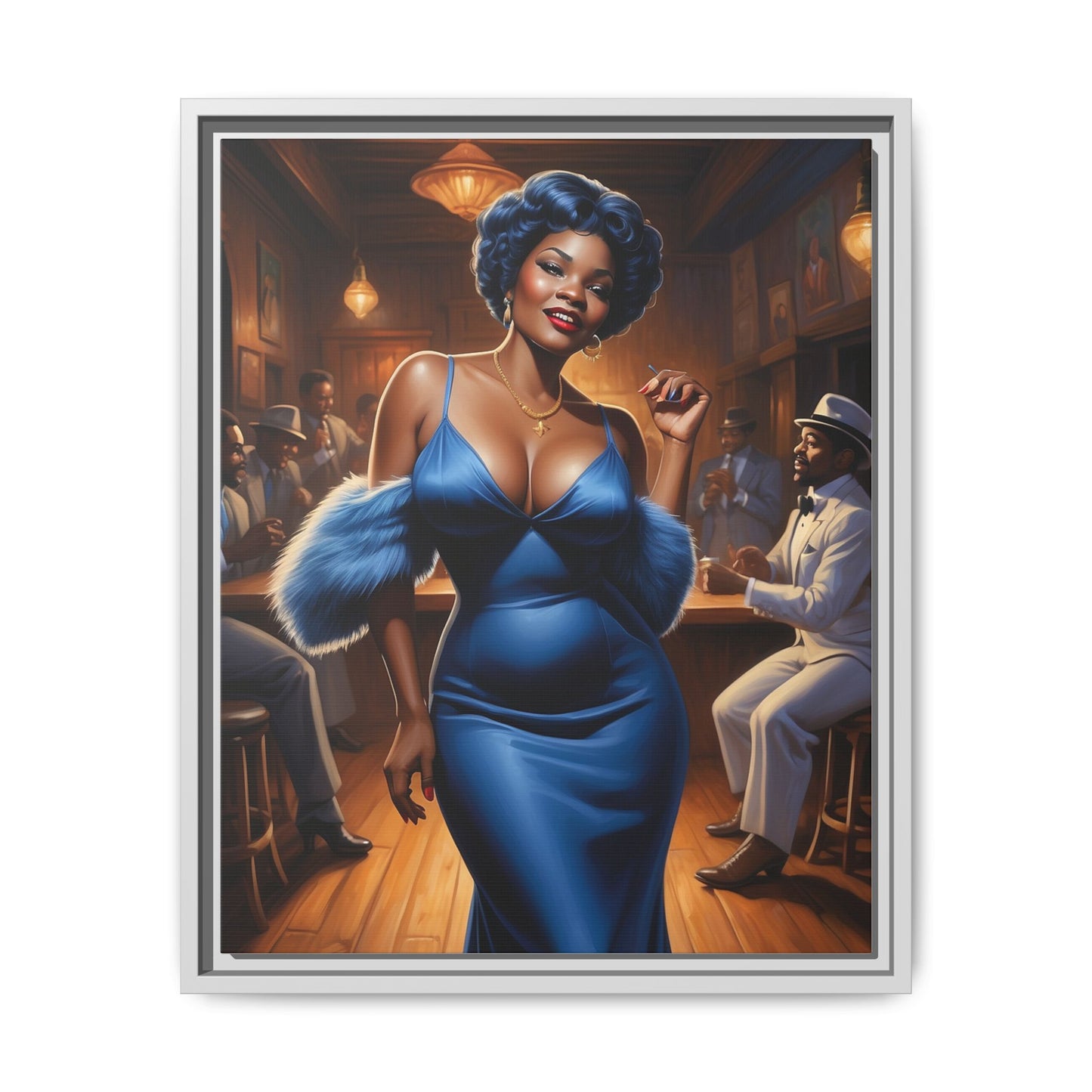Matte Canvas, Framed (Multi-color)