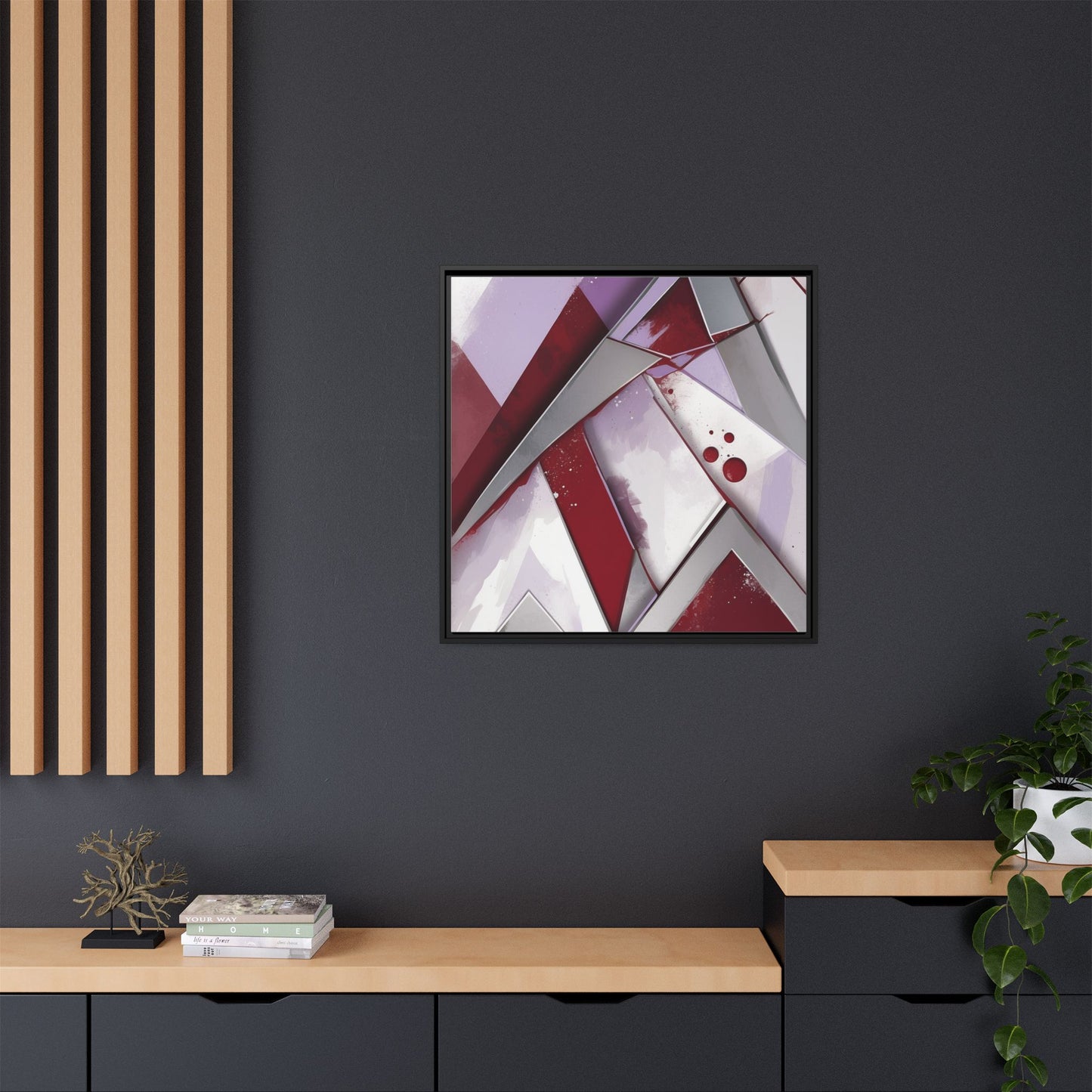 Matte Canvas, Framed (Multi-color)