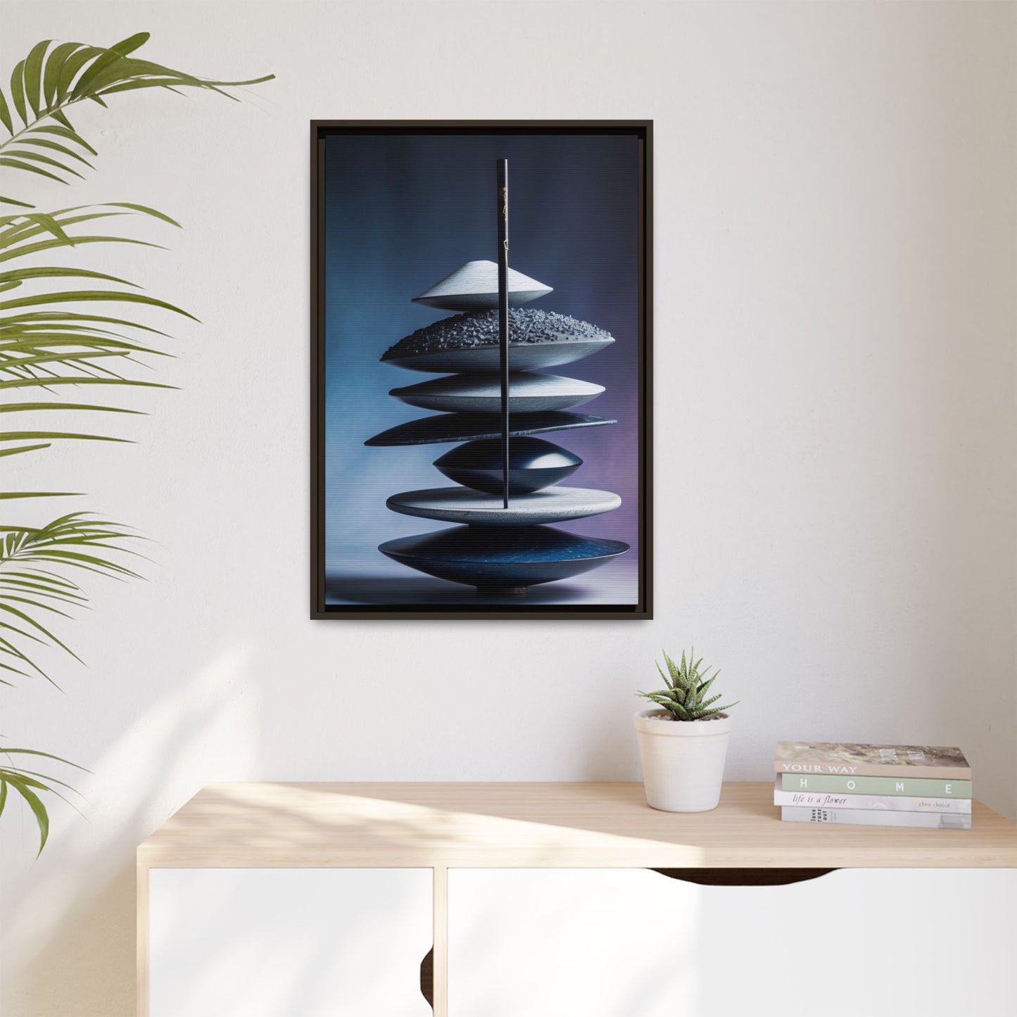 Matte Canvas, Framed (Multi-color)