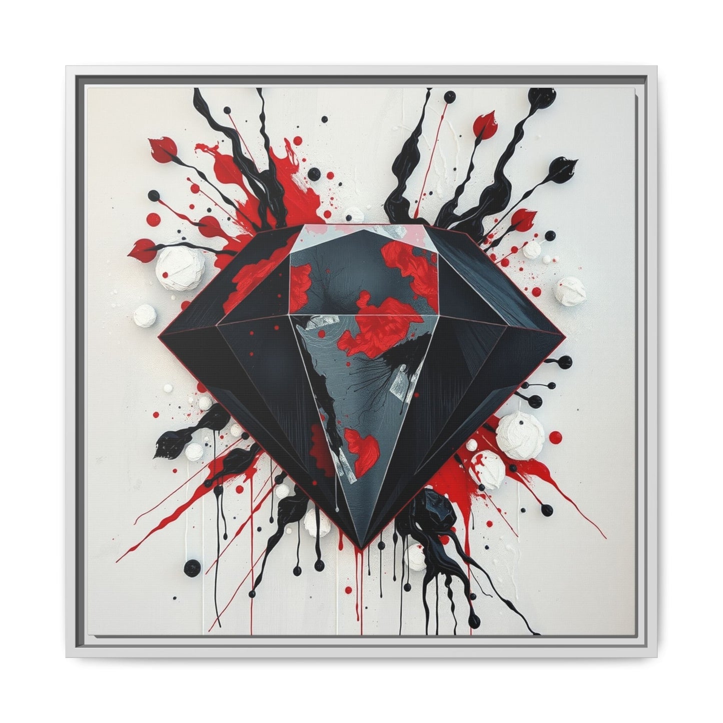 Matte Canvas, Framed (Multi-color)