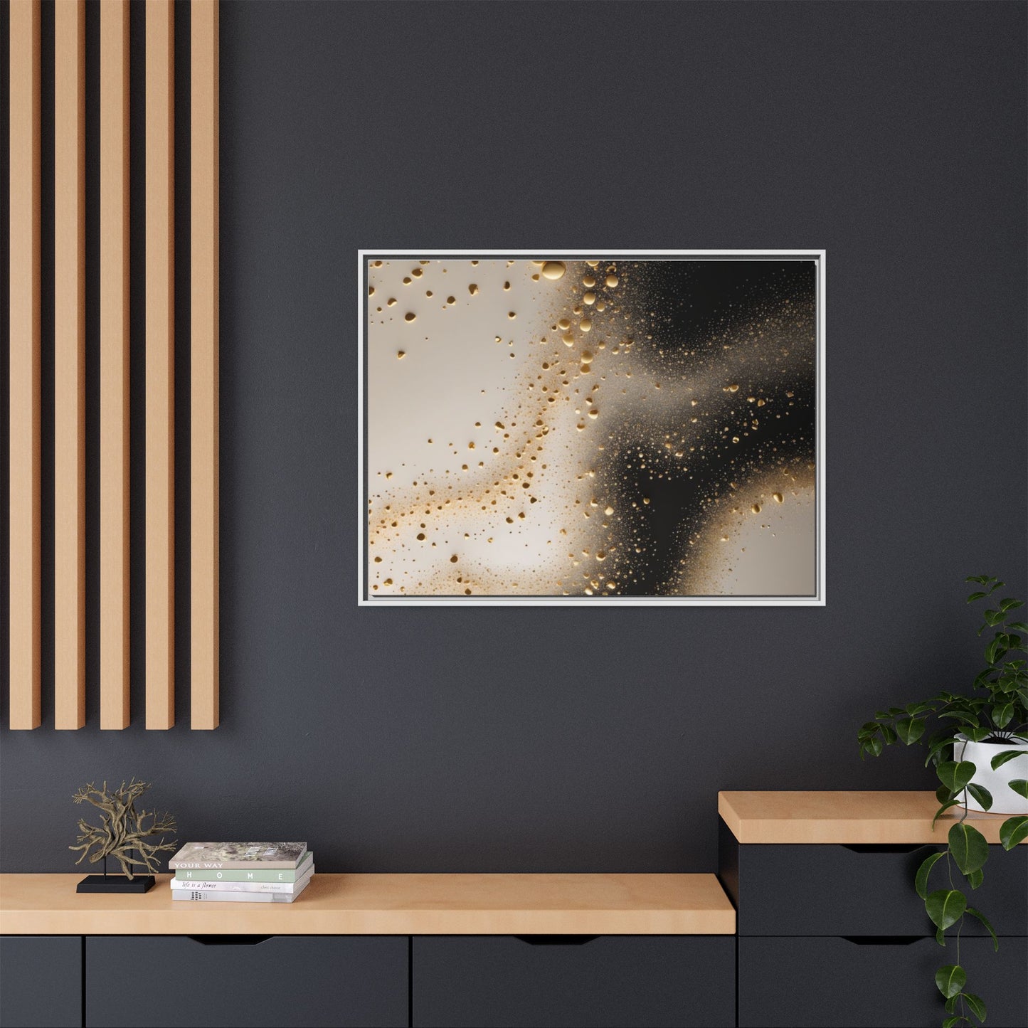 Matte Canvas, Framed (Multi-color)
