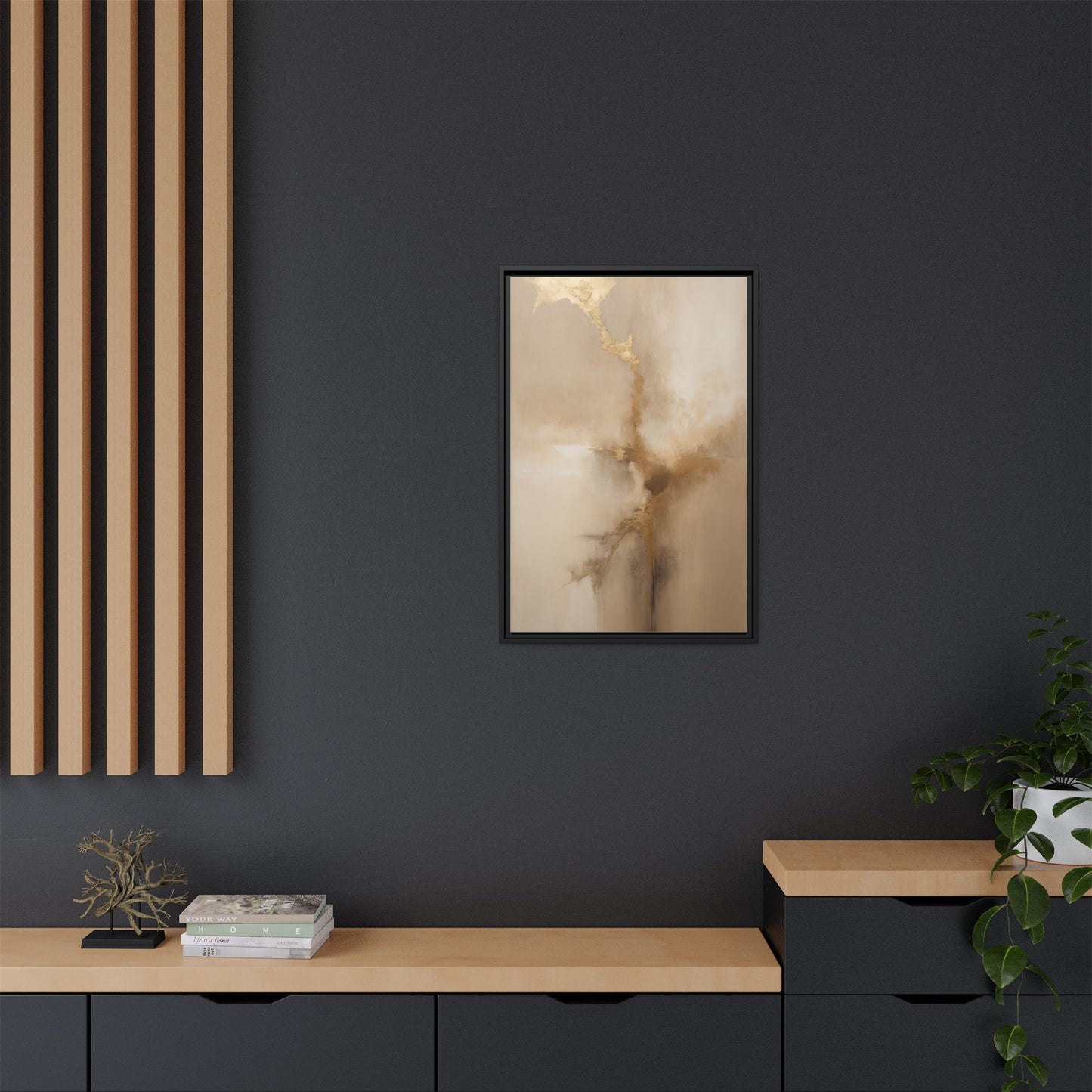 Matte Canvas, Framed (Multi-color)