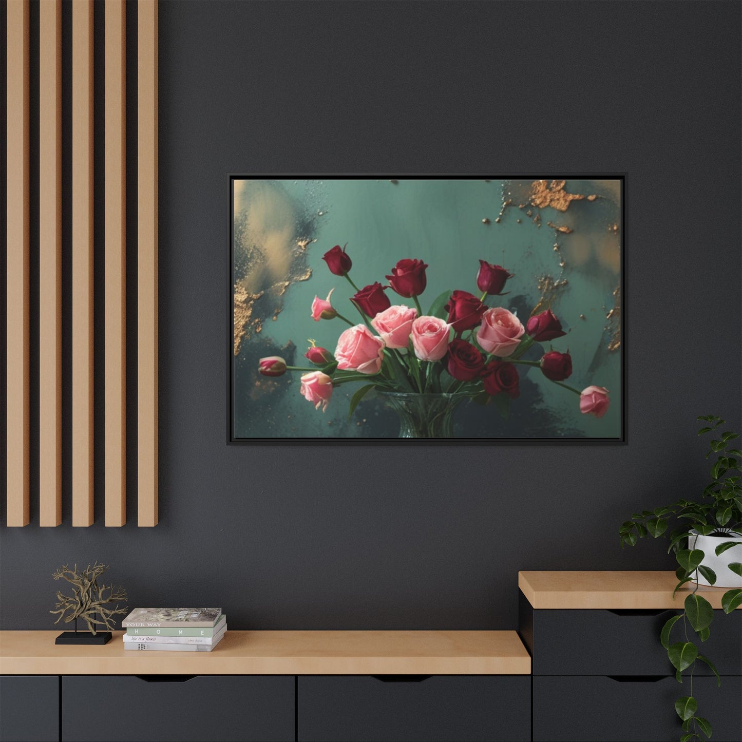 Matte Canvas, Framed (Multi-color)