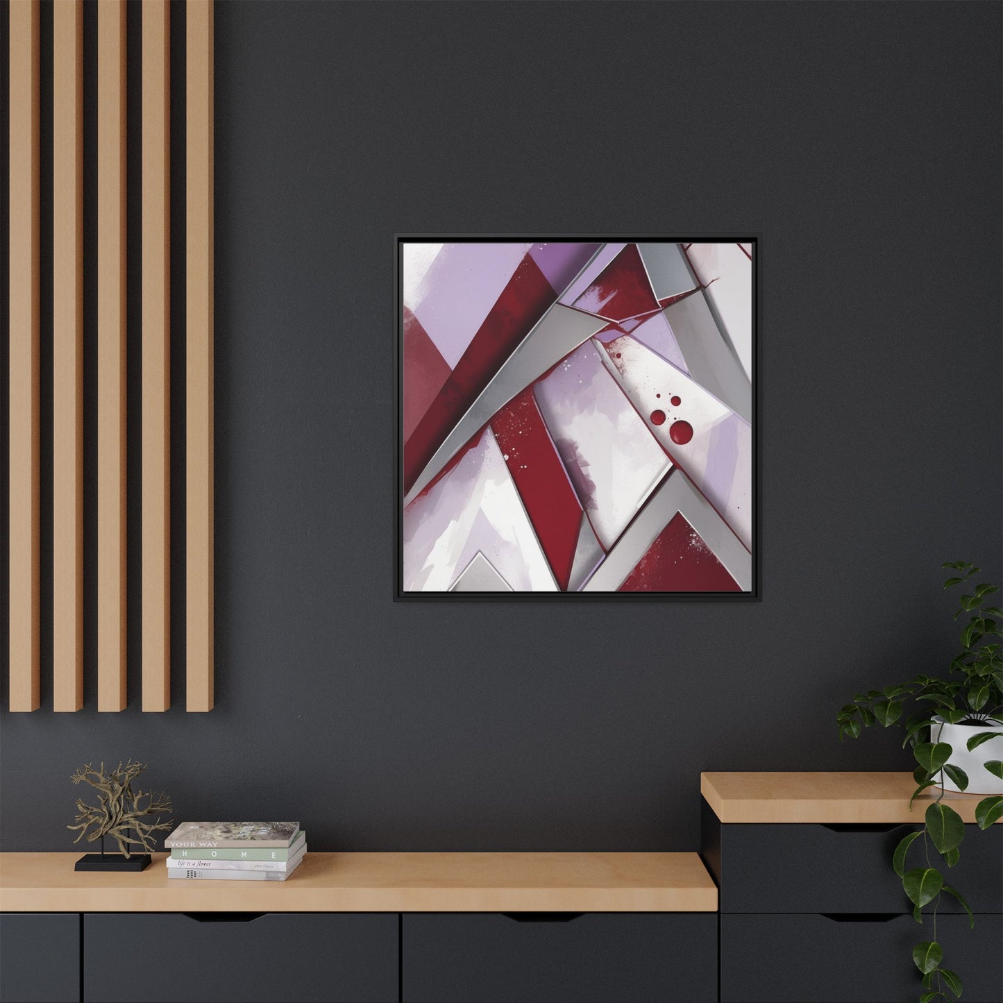 Matte Canvas, Framed (Multi-color)
