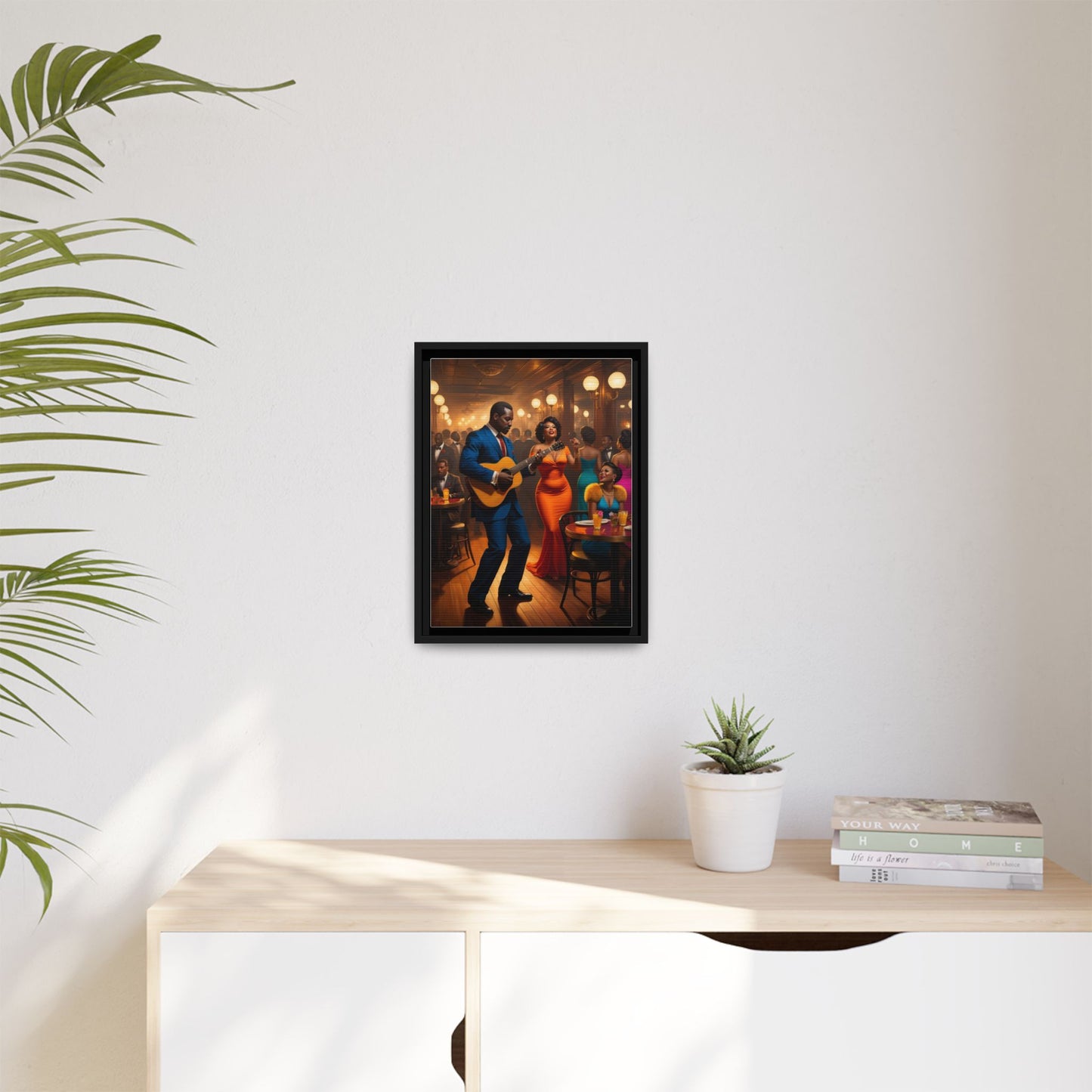 Matte Canvas, Framed (Multi-color)
