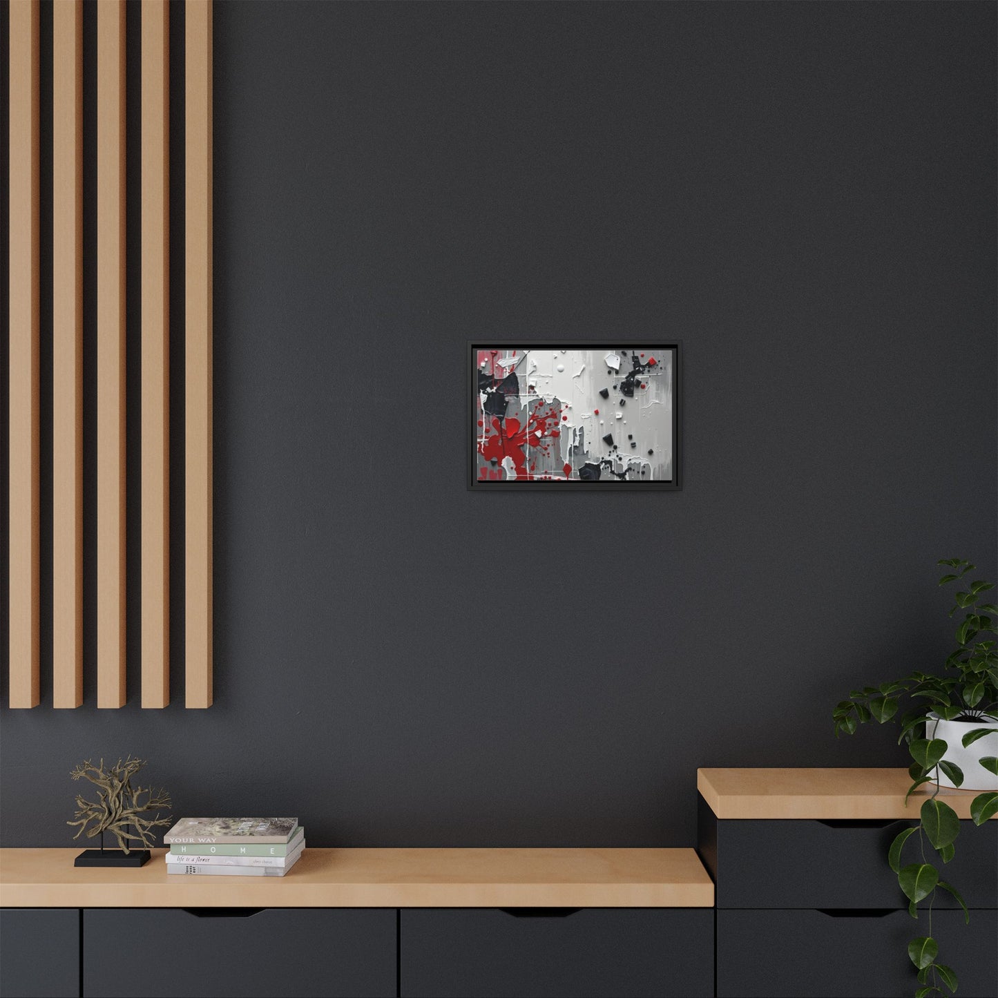 Matte Canvas, Framed (Multi-color)