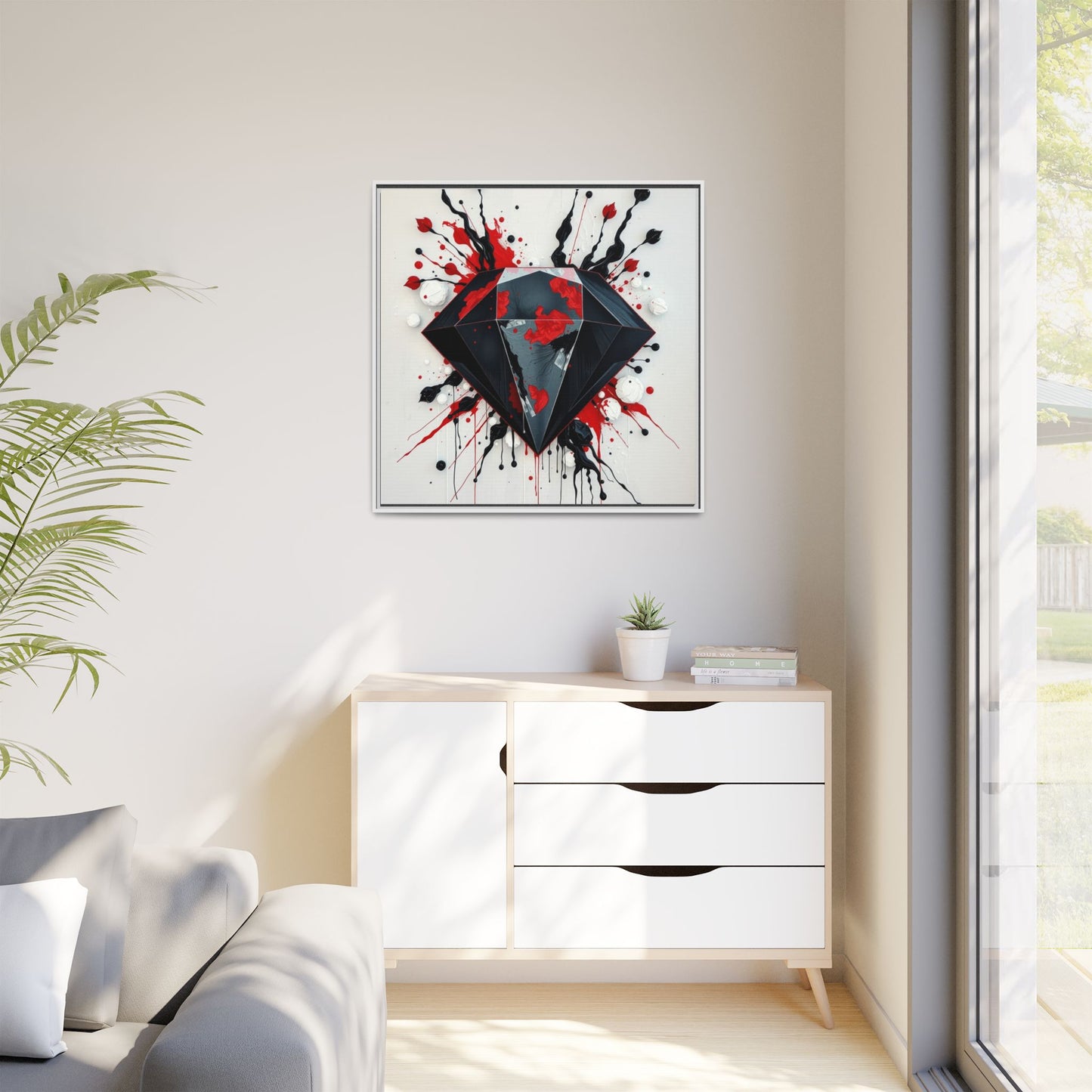 Matte Canvas, Framed (Multi-color)