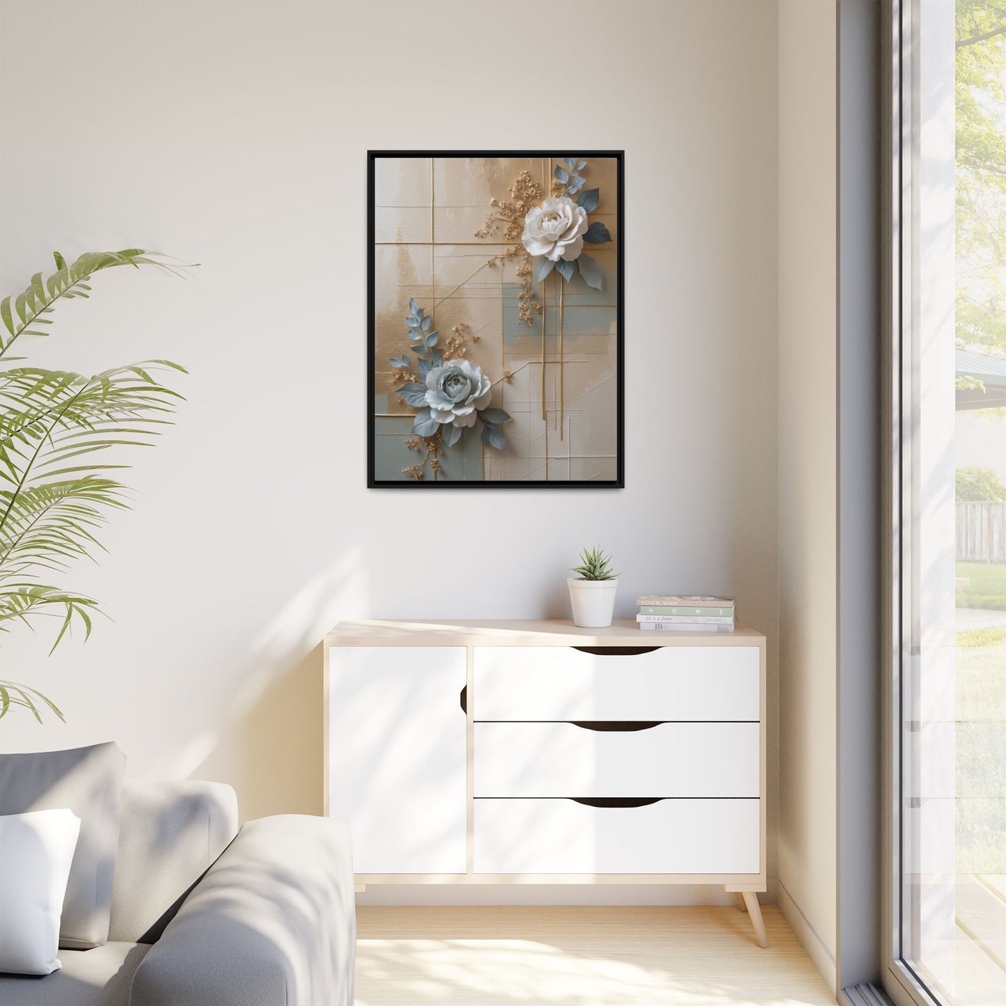 Matte Canvas, Framed (Multi-color)