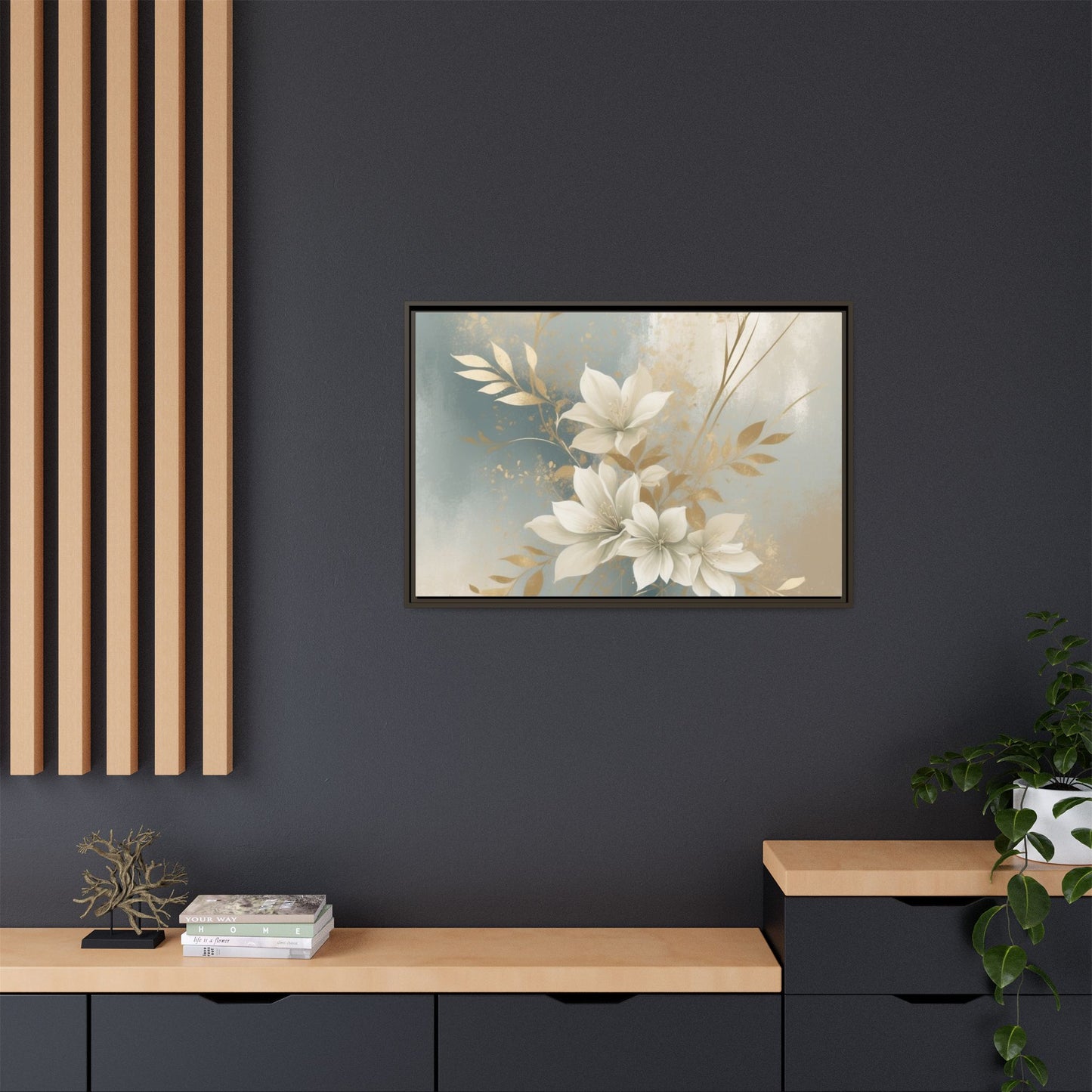 Matte Canvas, Framed (Multi-color)