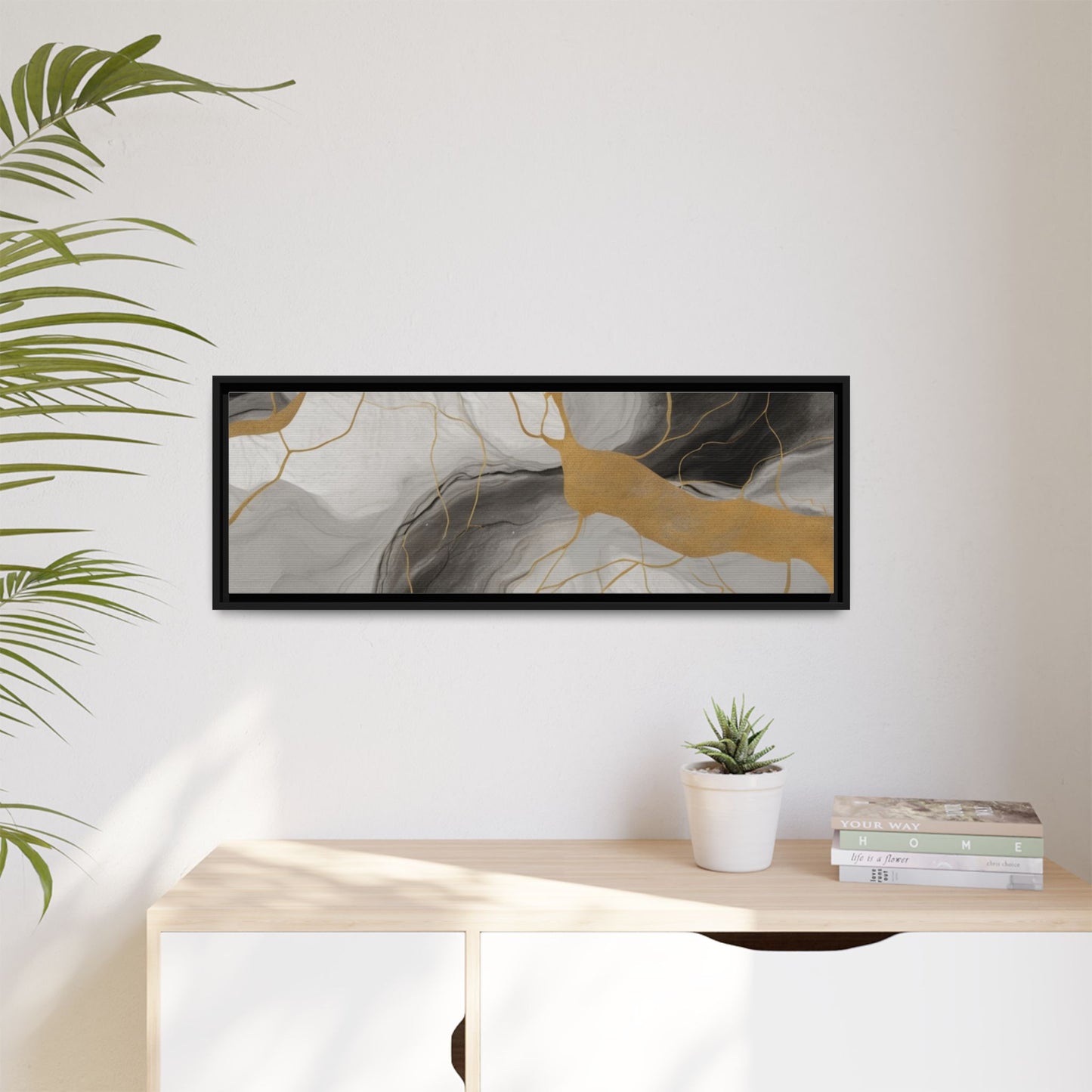 Matte Canvas, Framed (Multi-color)