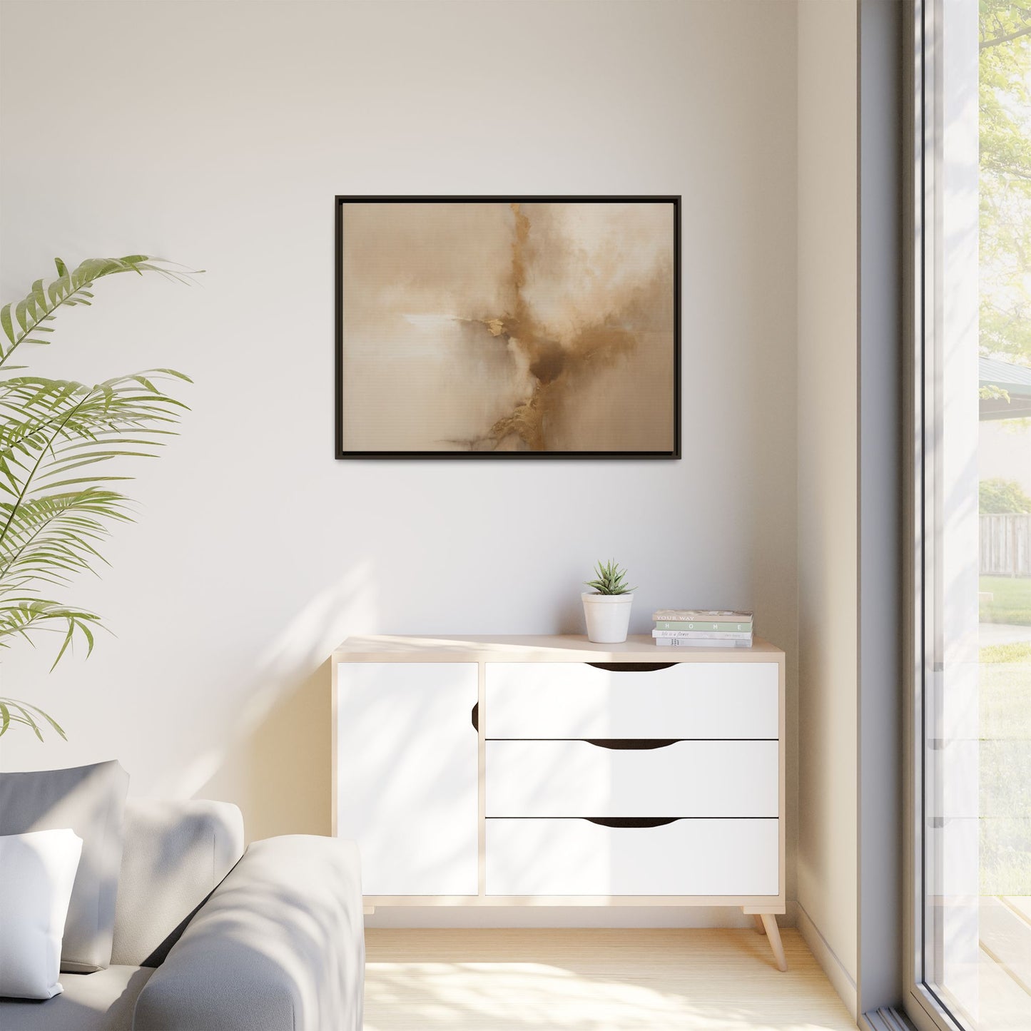 Matte Canvas, Framed (Multi-color)