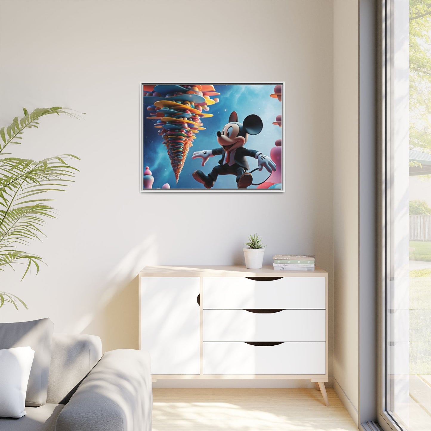 Matte Canvas, Framed (Multi-color)