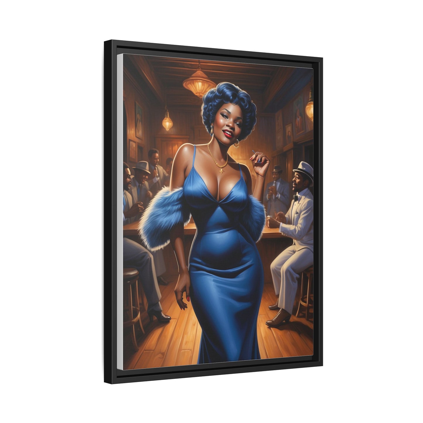 Matte Canvas, Framed (Multi-color)