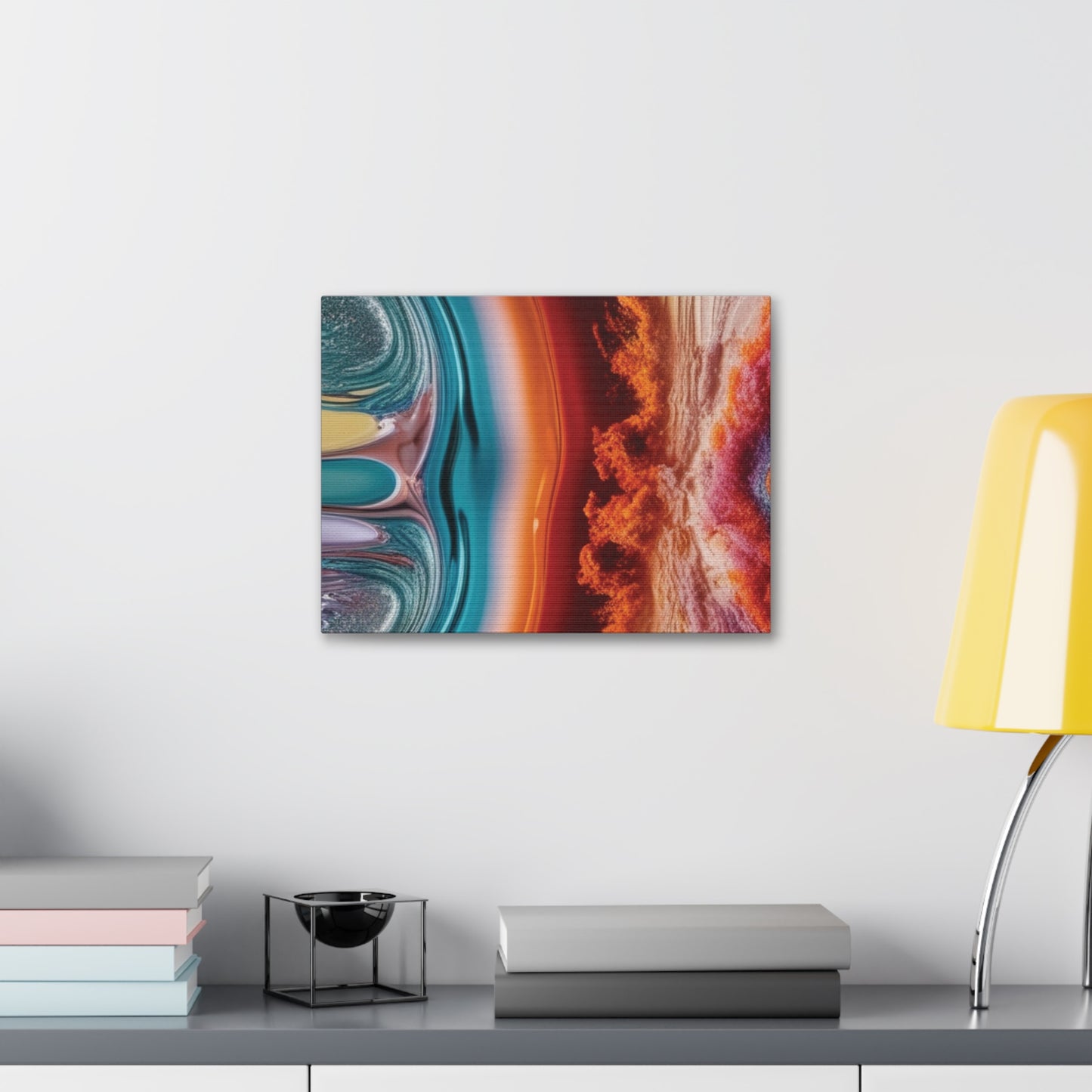 Stunning Abstract Canvas Art - 15" Stretched Wall Decor