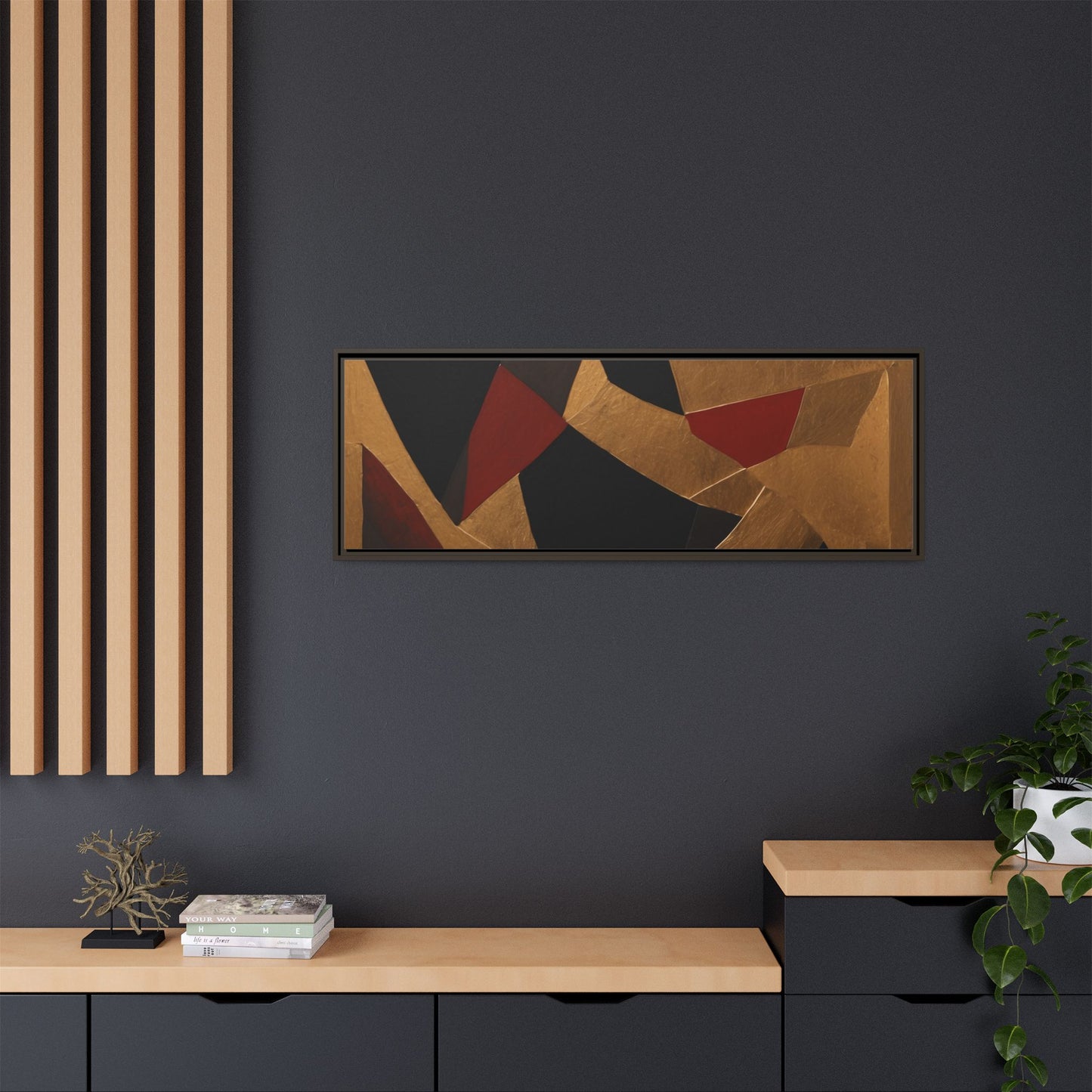 Matte Canvas, Framed (Multi-color)