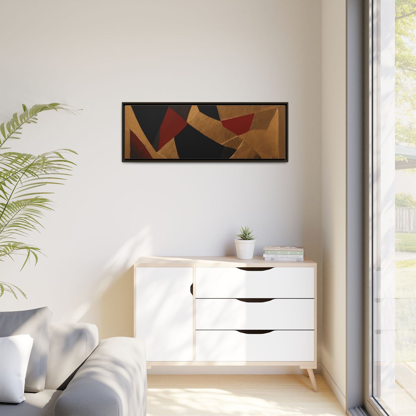 Matte Canvas, Framed (Multi-color)