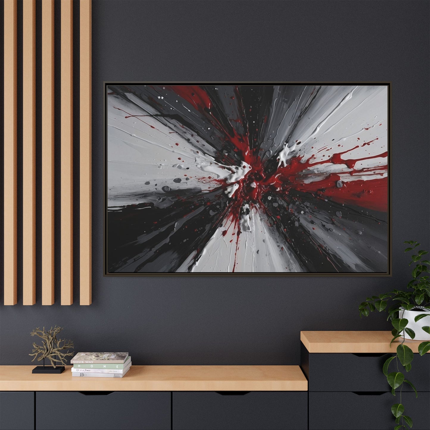 Matte Canvas, Framed (Multi-color)