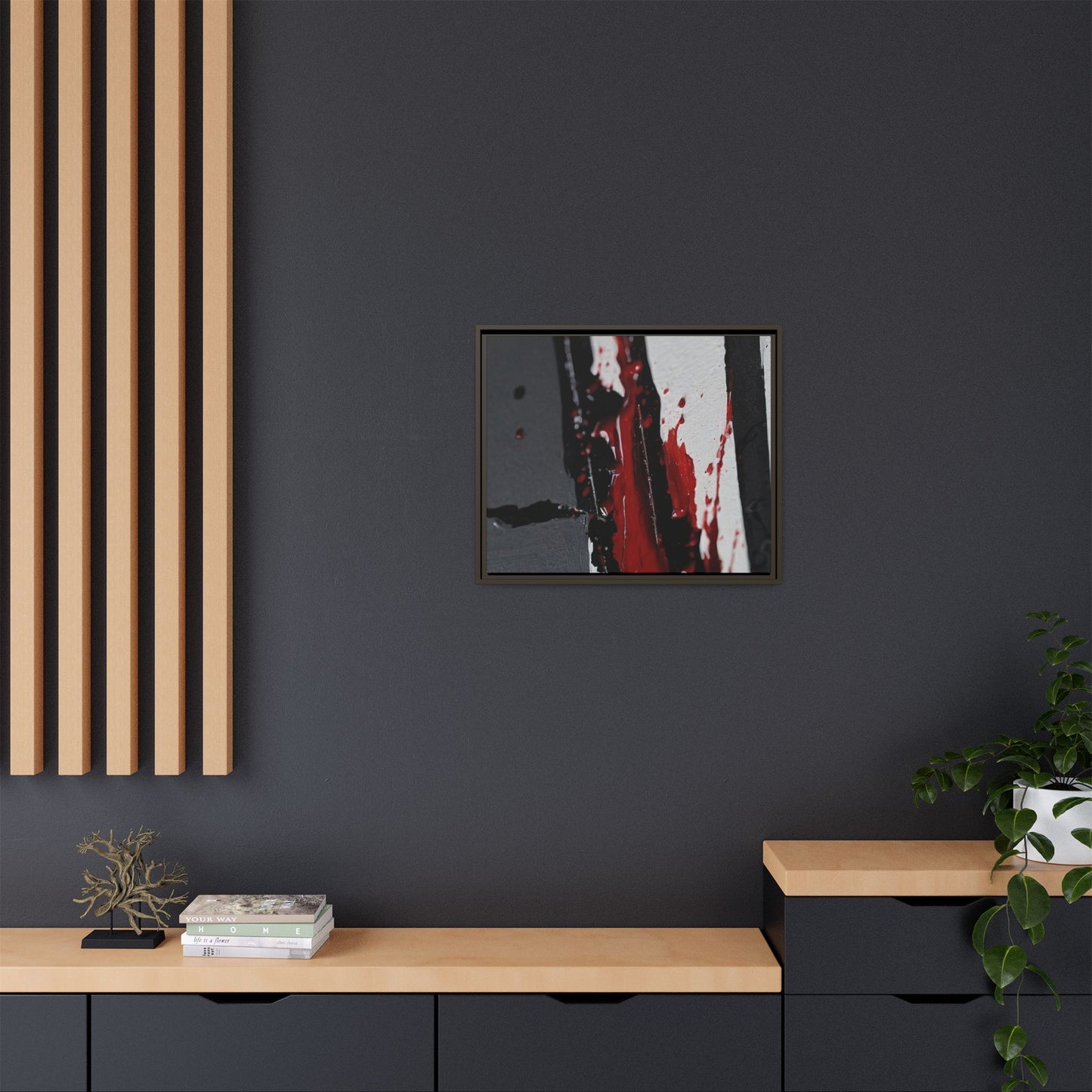 Matte Canvas, Framed (Multi-color)