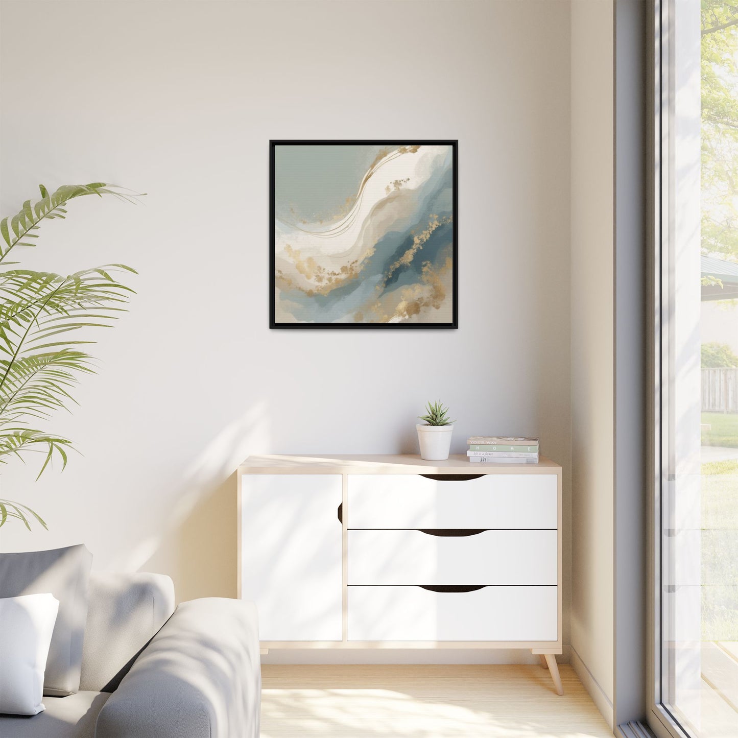 Matte Canvas, Framed (Multi-color)