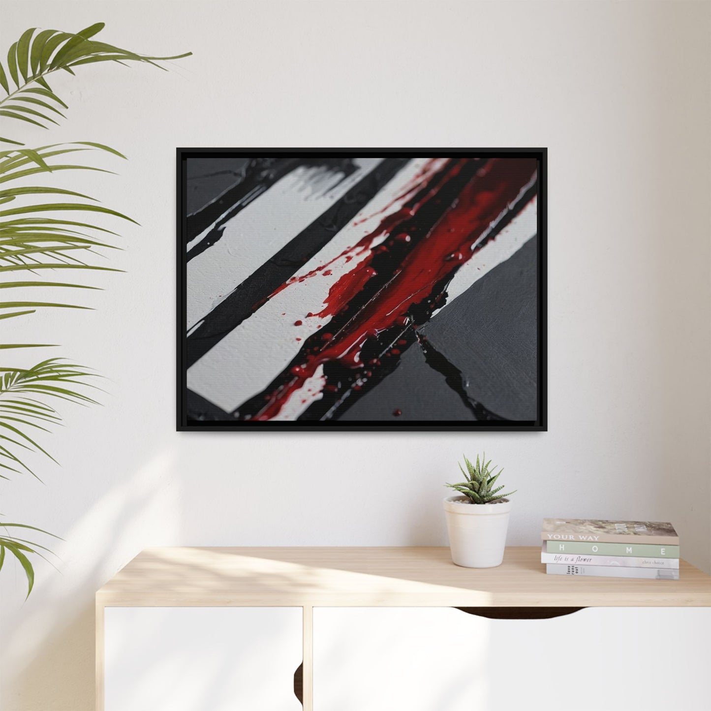 Matte Canvas, Framed (Multi-color)