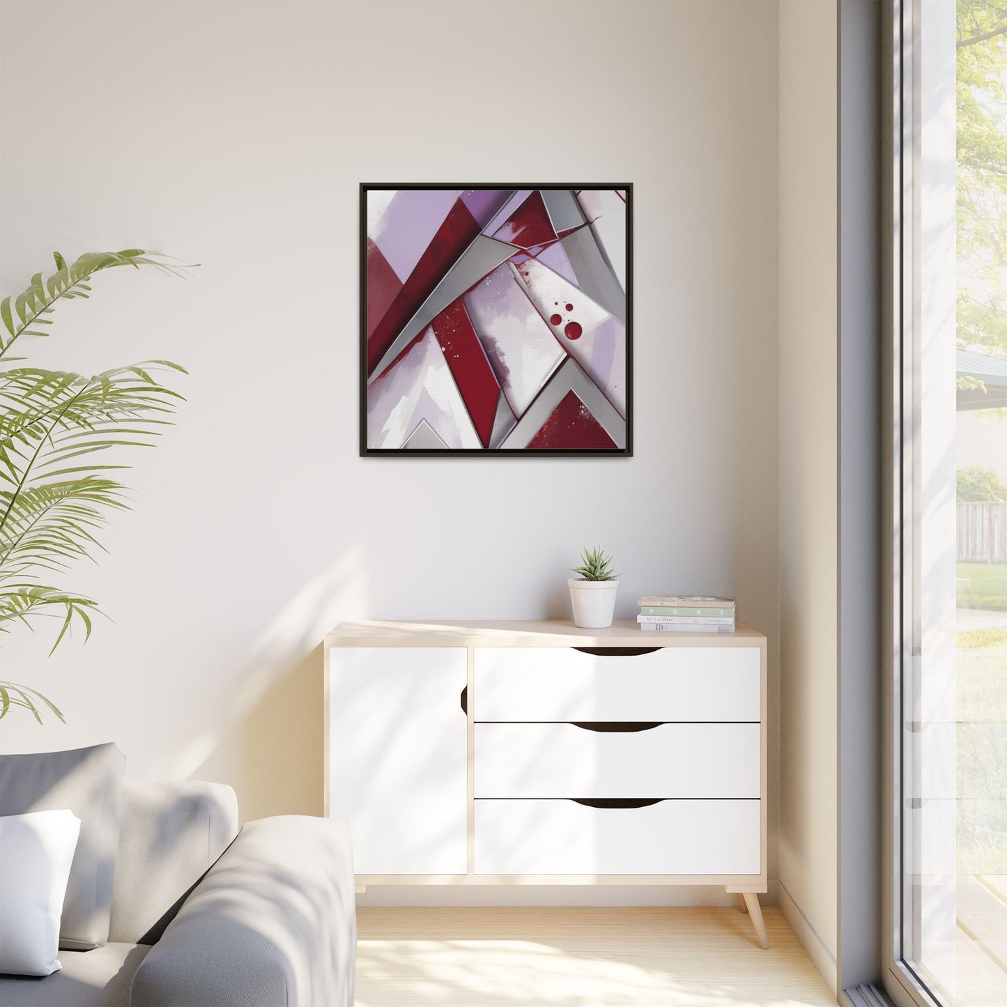 Matte Canvas, Framed (Multi-color)
