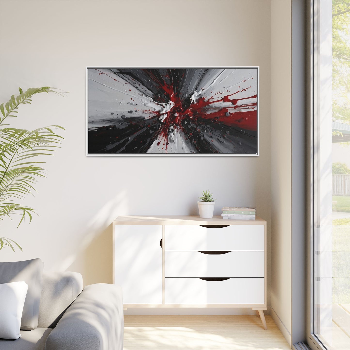 Matte Canvas, Framed (Multi-color)