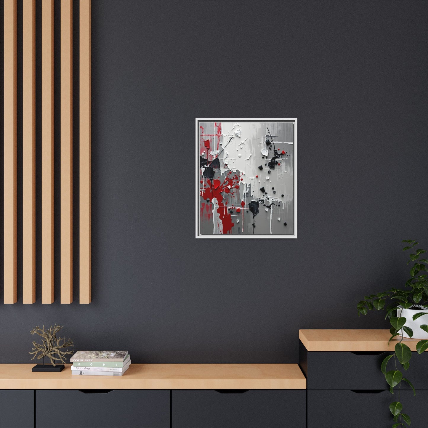 Matte Canvas, Framed (Multi-color)