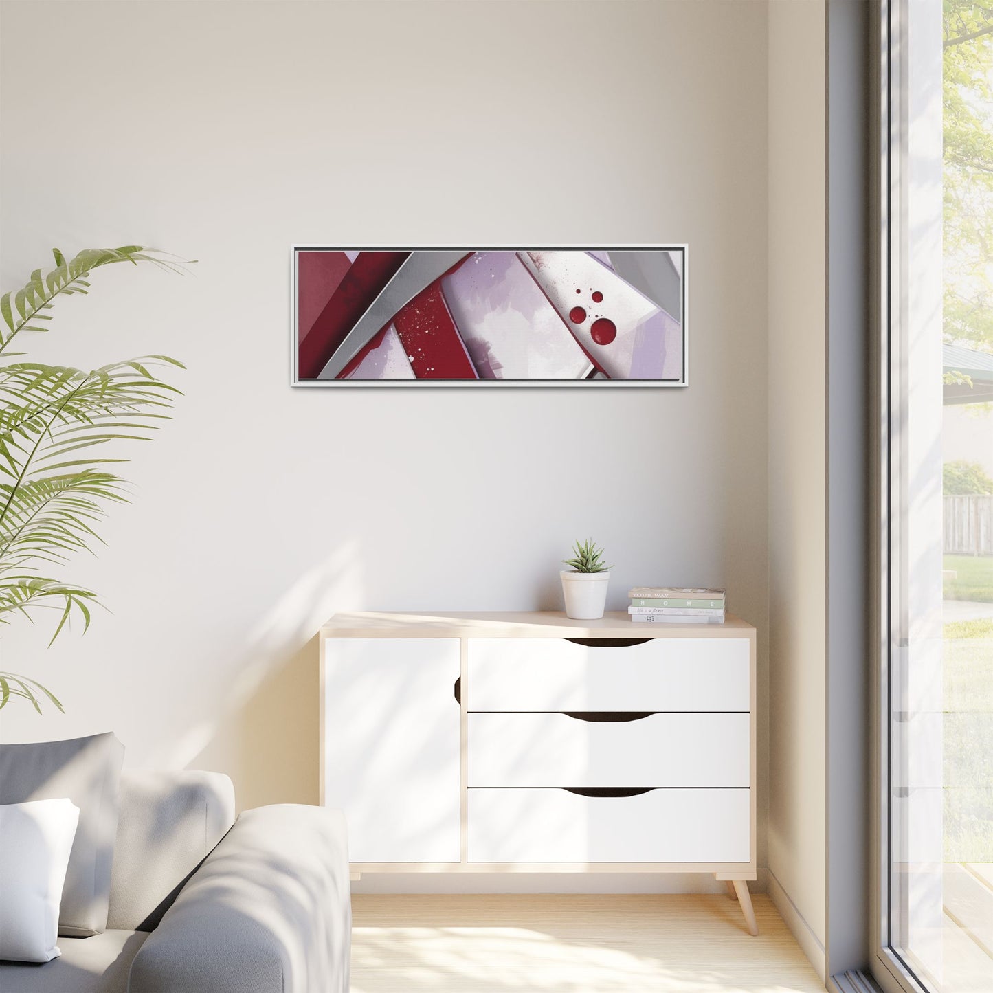 Matte Canvas, Framed (Multi-color)