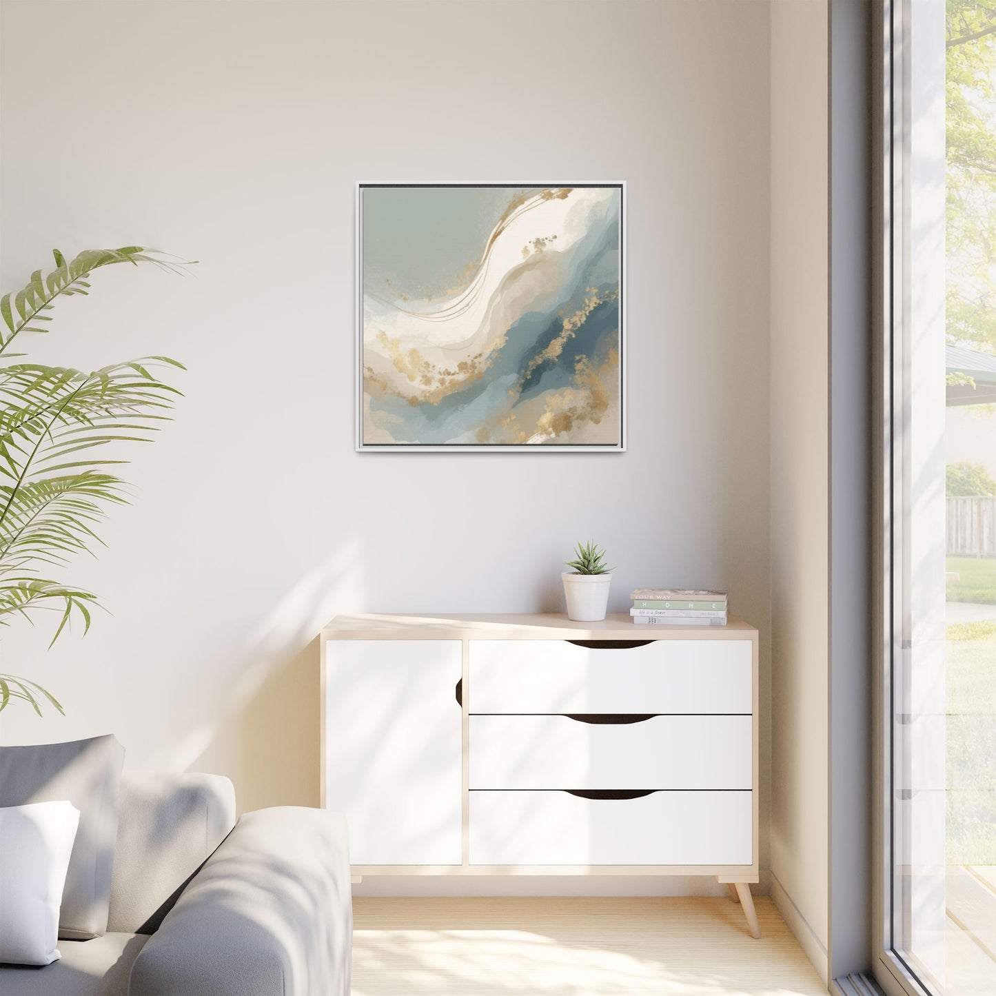 Matte Canvas, Framed (Multi-color)