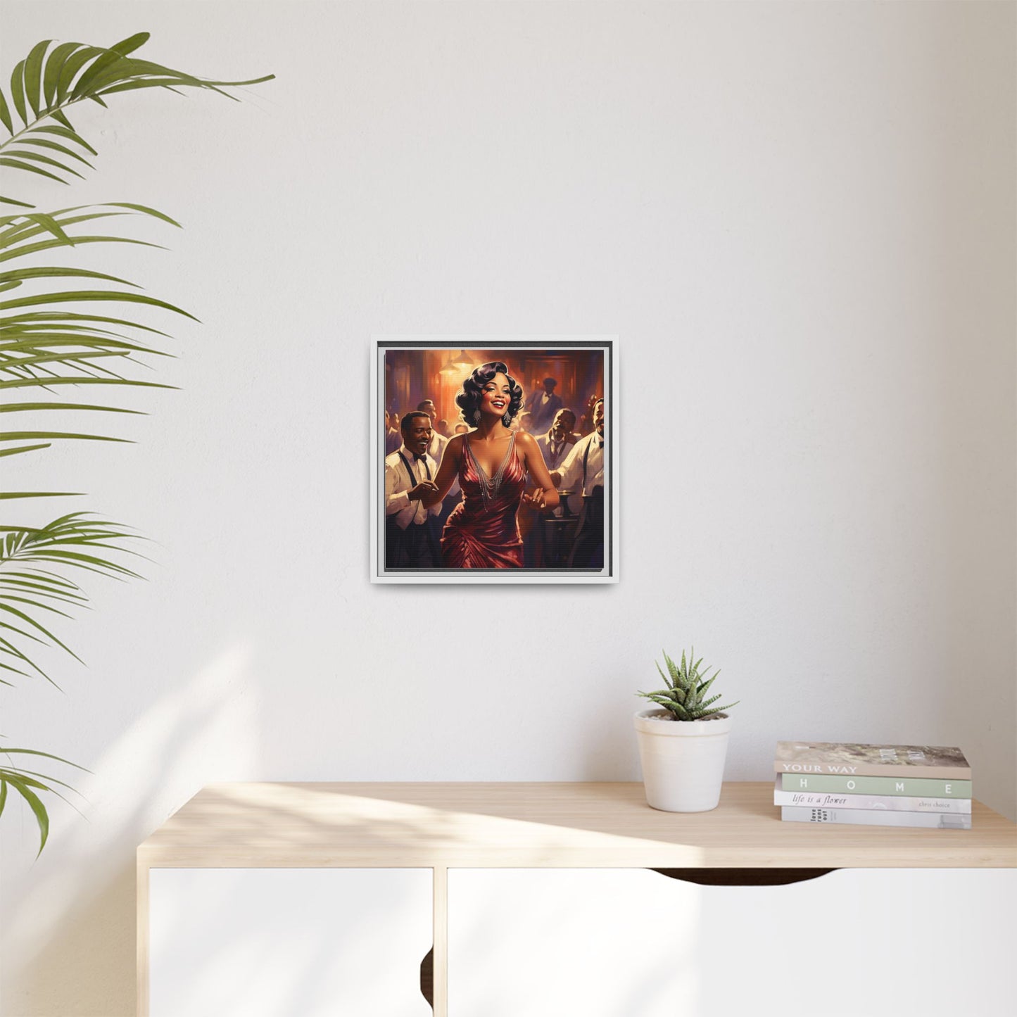 Matte Canvas, Framed (Multi-color)