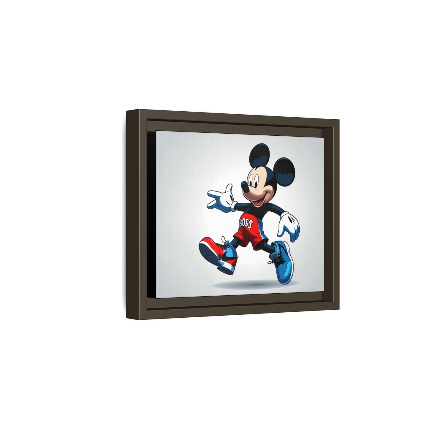 Mickey Mouse Boss Framed Canvas Art